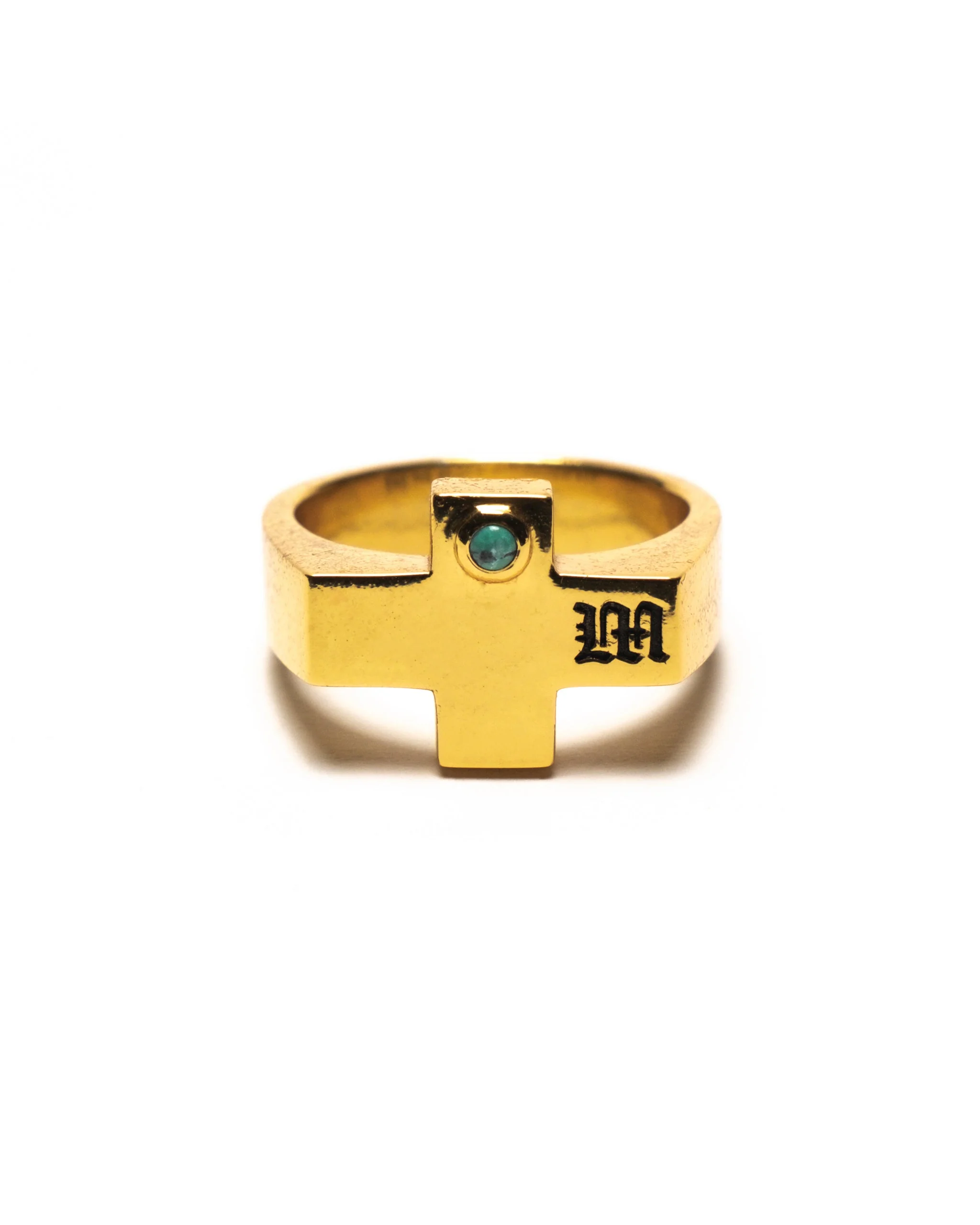 Cross Signet (14K/Turquoise) - Image 7