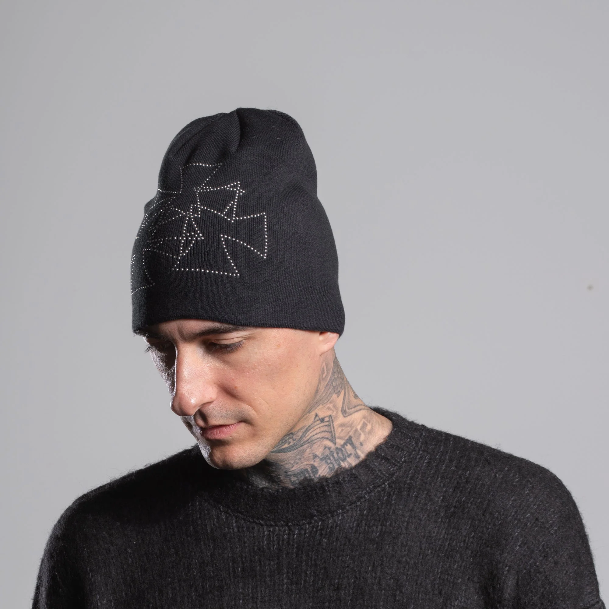 CROSS STUDS BEANIE - Image 5