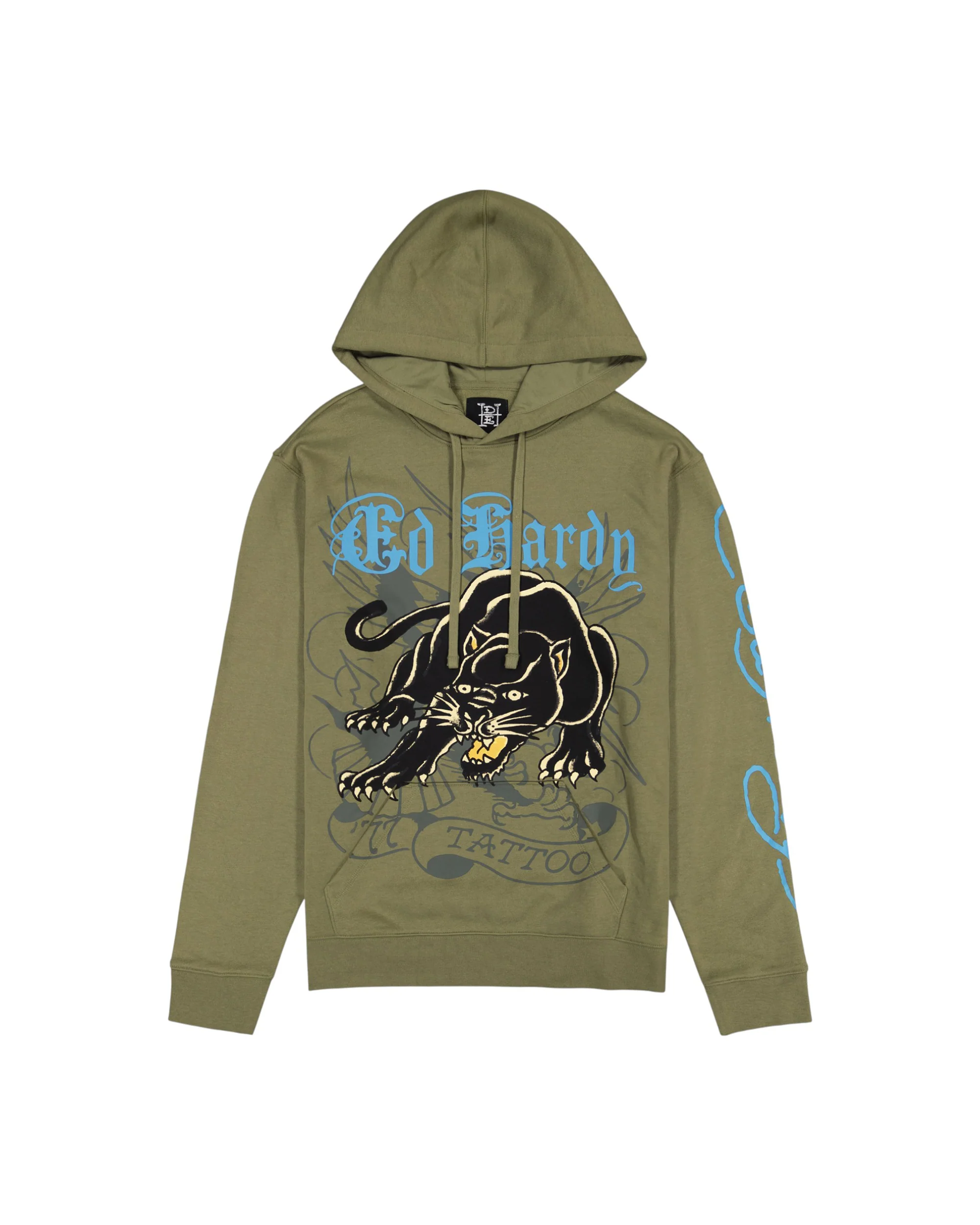 Crouching Panther Mens Hoodie