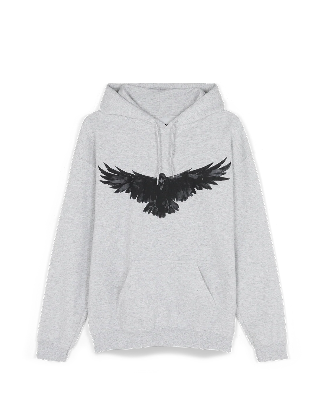 CROW HOODIE (GREY)