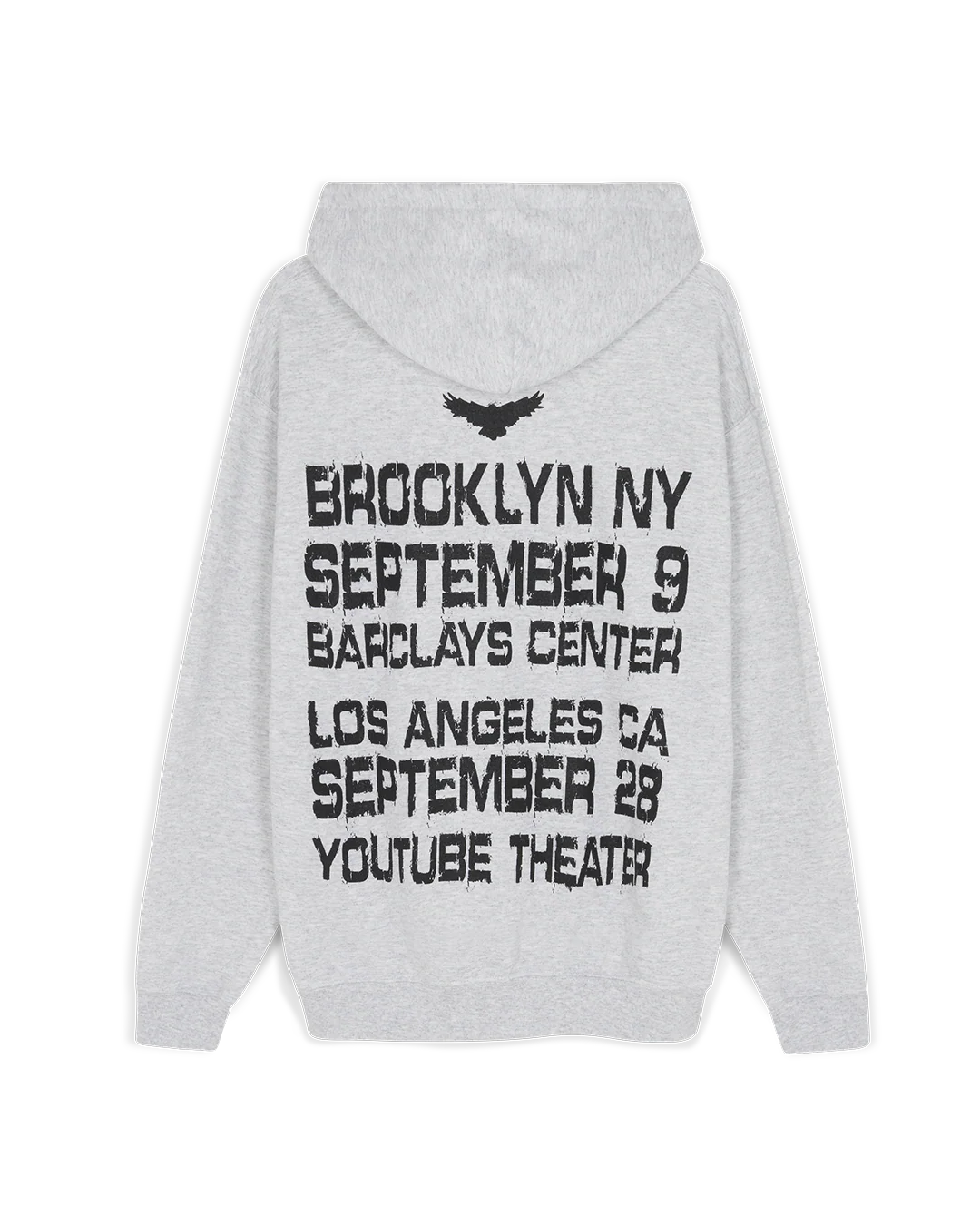 CROW HOODIE (GREY) - Image 2