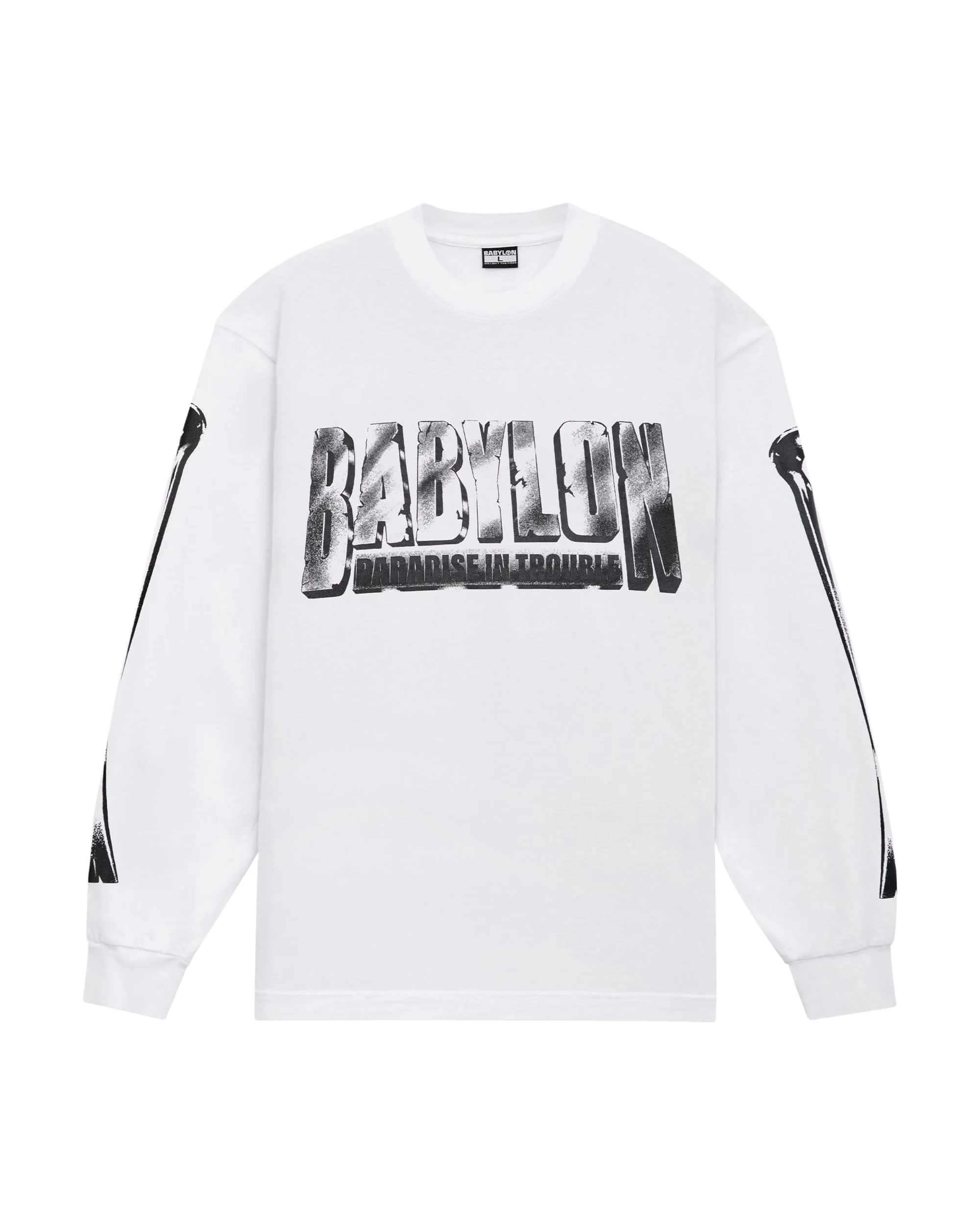CROWBAR LONG SLEEVE - White
