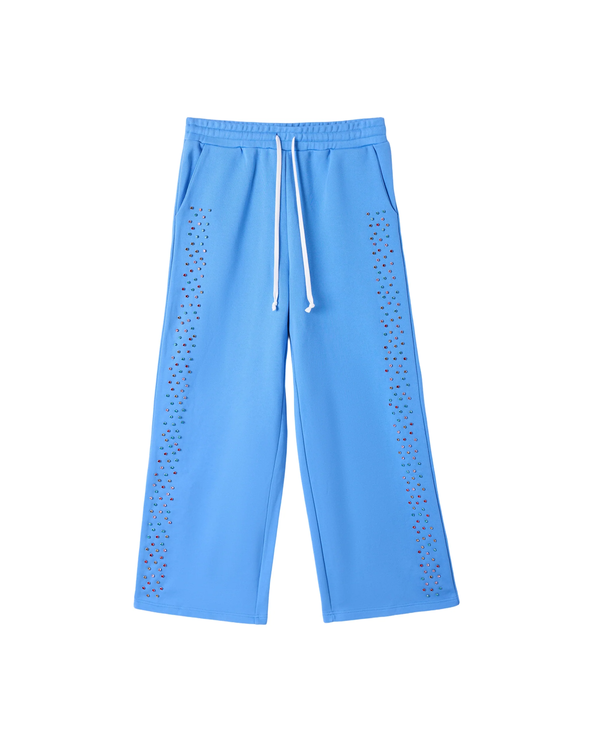 CRYSTAL CACTUS SWEATS - BABY BLUE