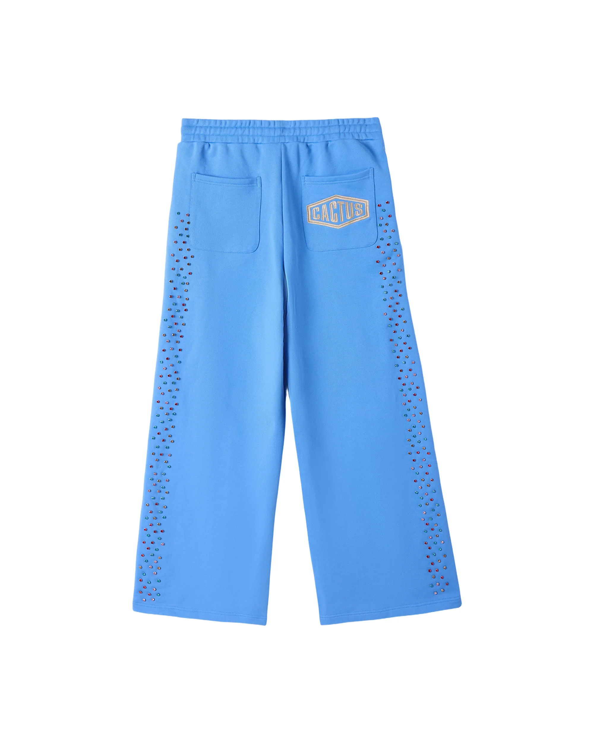 CRYSTAL CACTUS SWEATS - BABY BLUE - Image 3