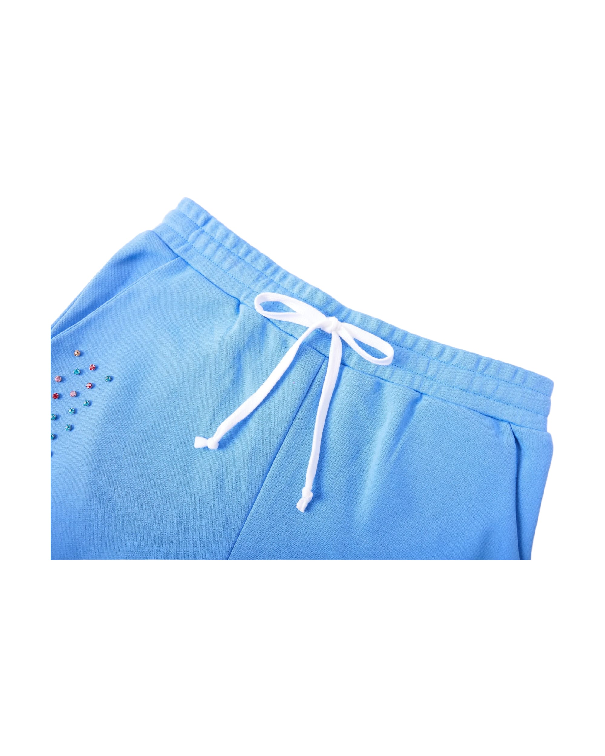 CRYSTAL CACTUS SWEATS - BABY BLUE - Image 6
