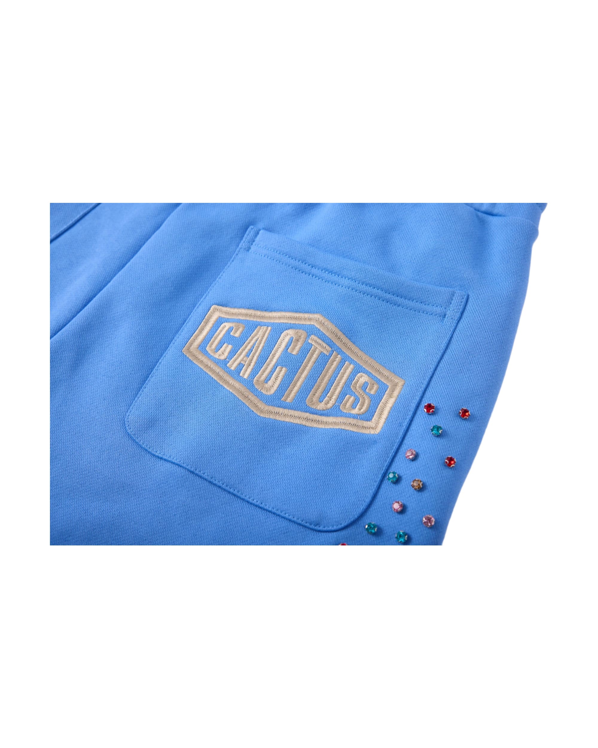 CRYSTAL CACTUS SWEATS - BABY BLUE - Image 8