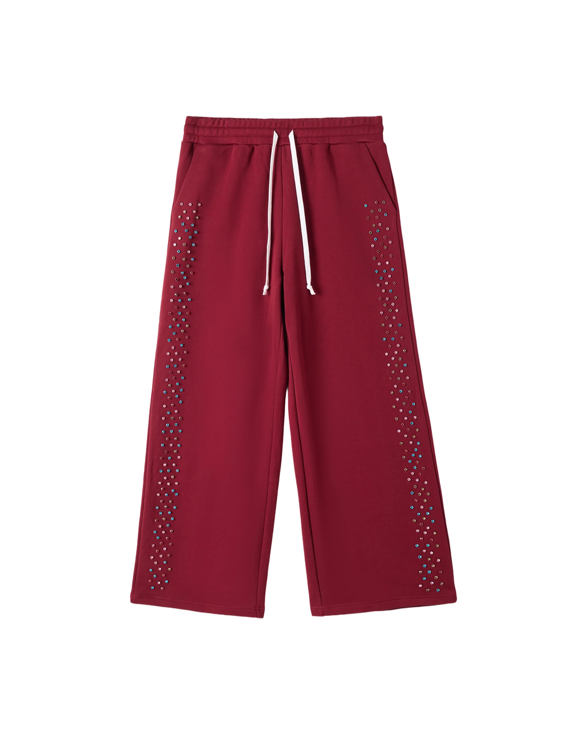 CRYSTAL CACTUS SWEATS - MAROON