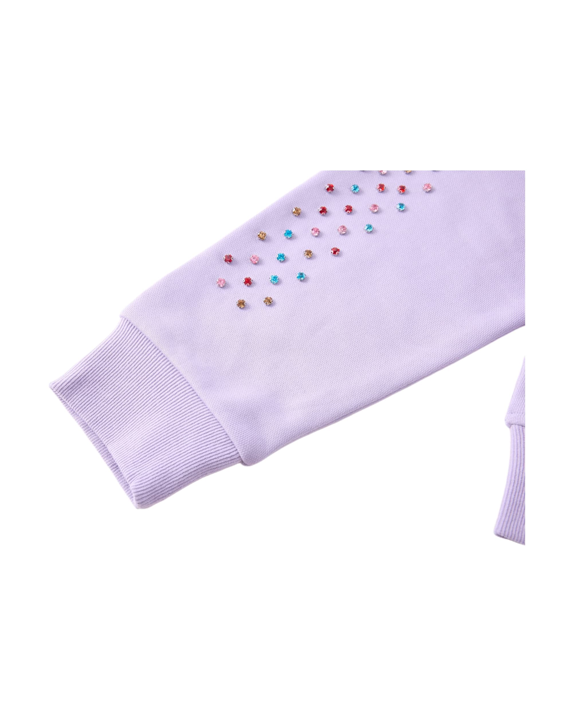 CRYSTAL CACTUS ZIP HOODIE - LAVENDER - Image 8