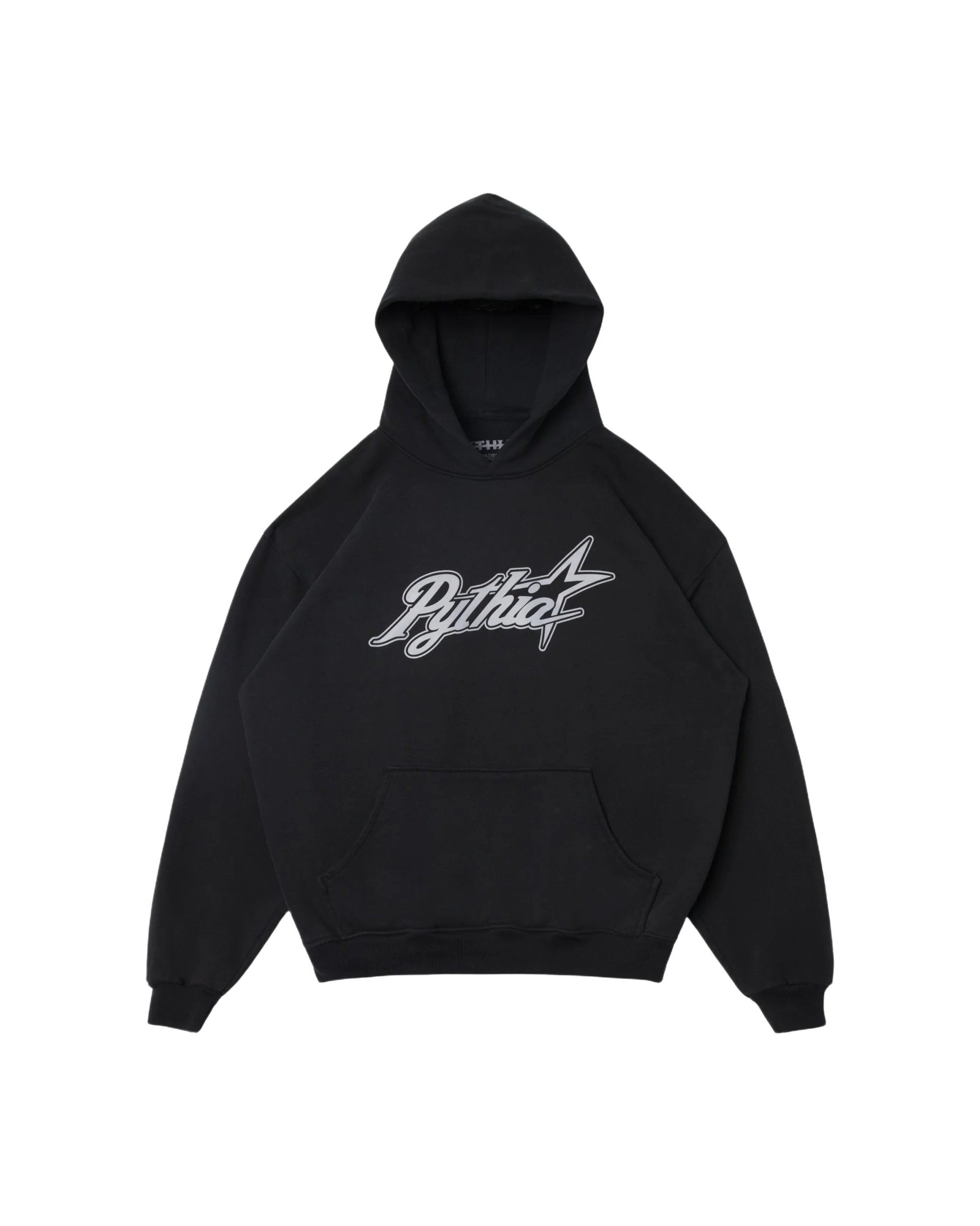 CURSIVE LOGO HOODIE - BLACK