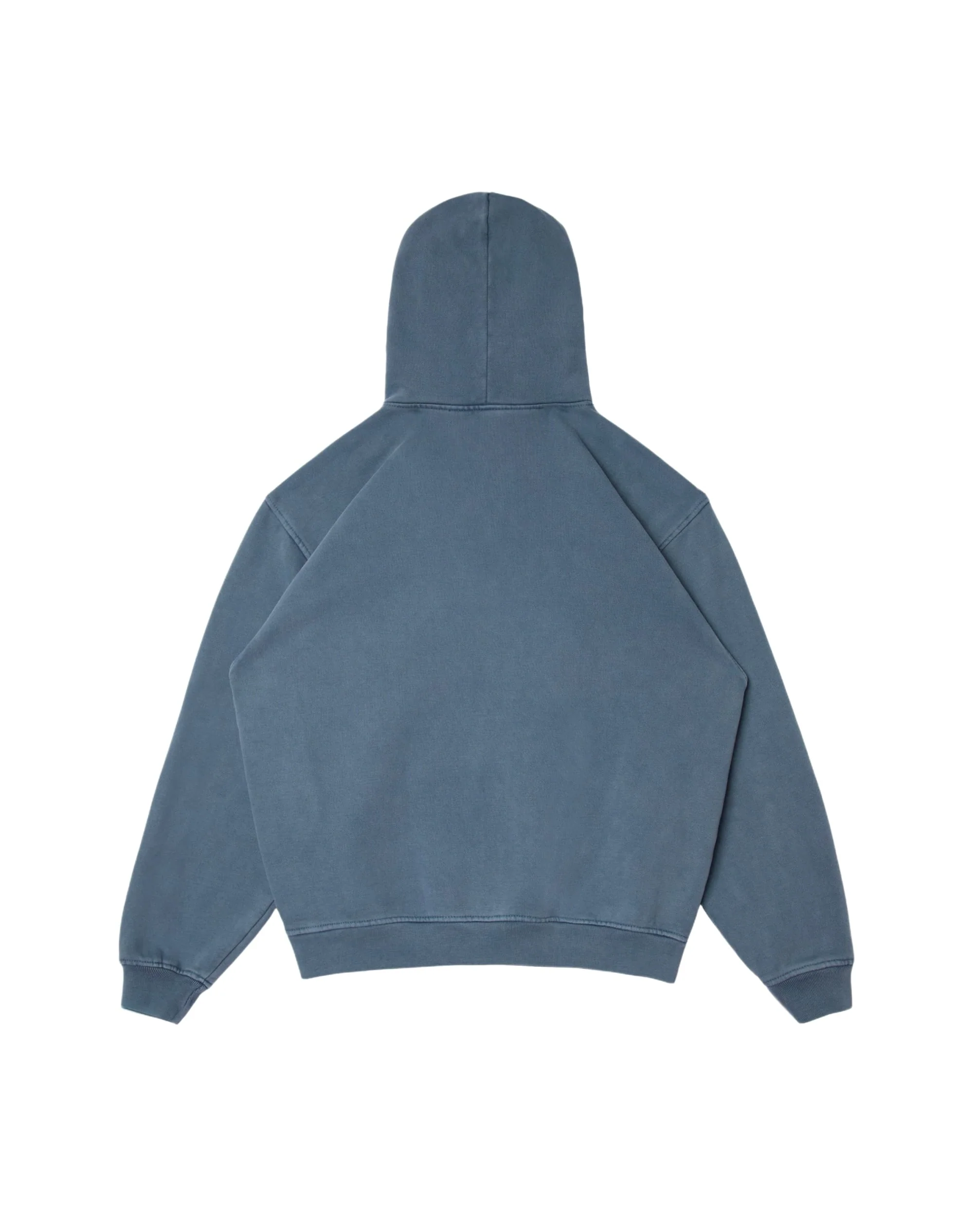 CURSIVE LOGO HOODIE - WASHED BLUE - Image 4