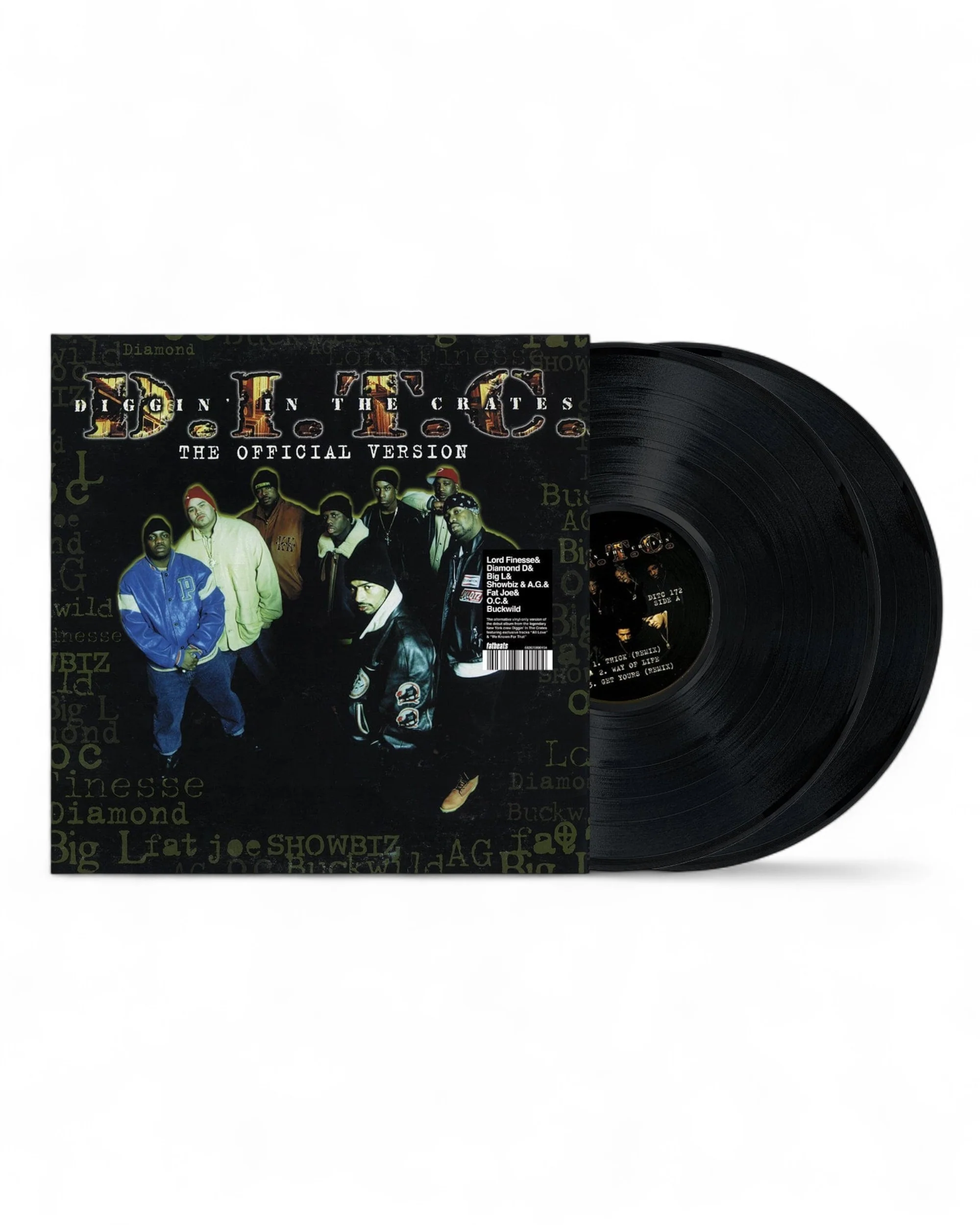 D.I.T.C. - The Official Version (2xLP - Marble Vinyl - Fat Beats Exclusive) - Image 2