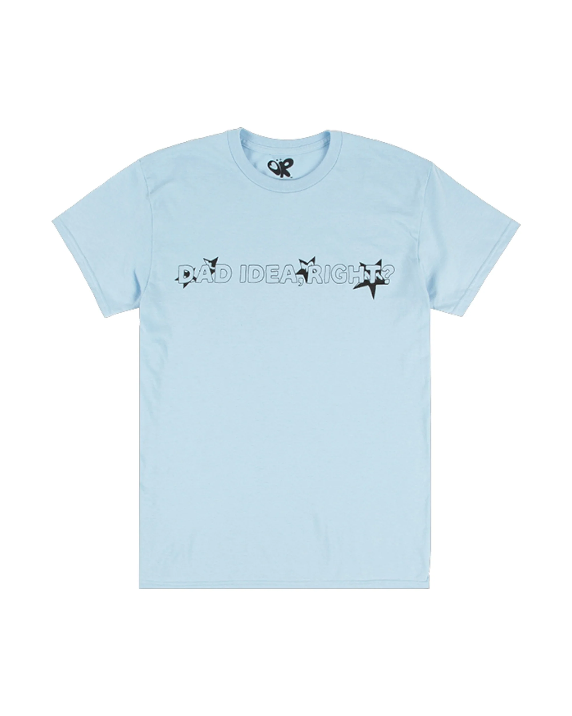 dad idea right? t-shirt in light blue