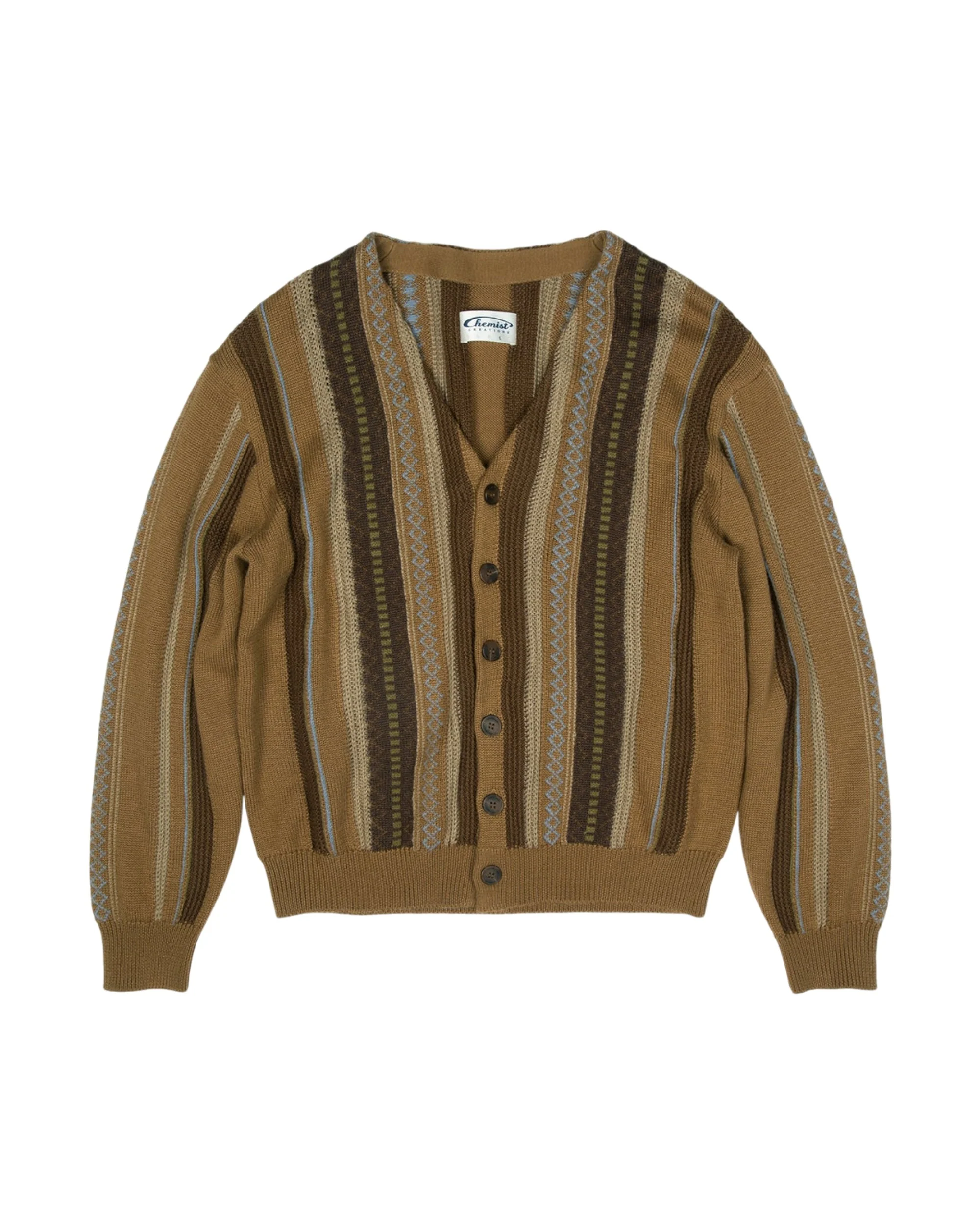 Dad's Striped Knit Cardigan