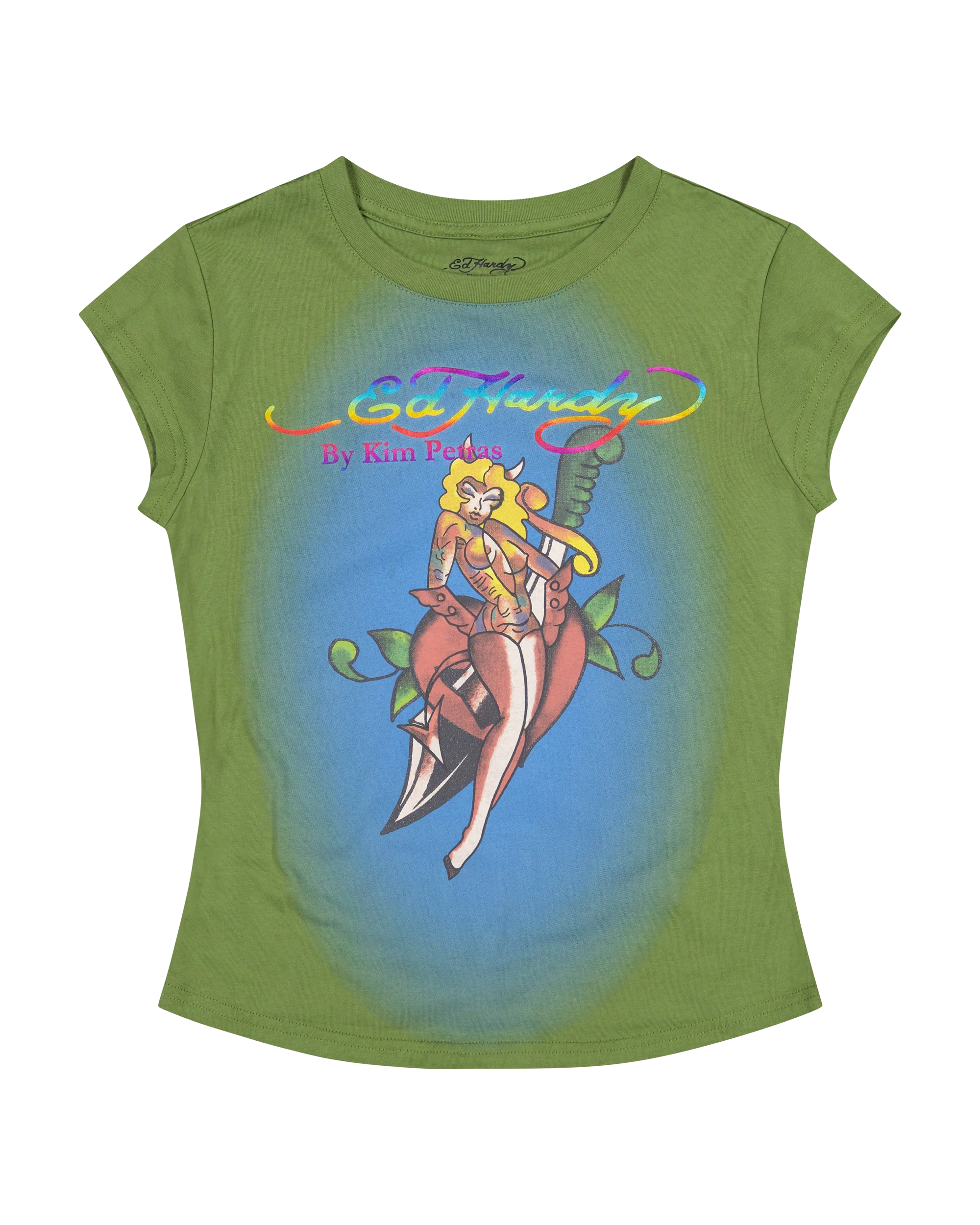 Dagger Girl Cap Sleeve Tee