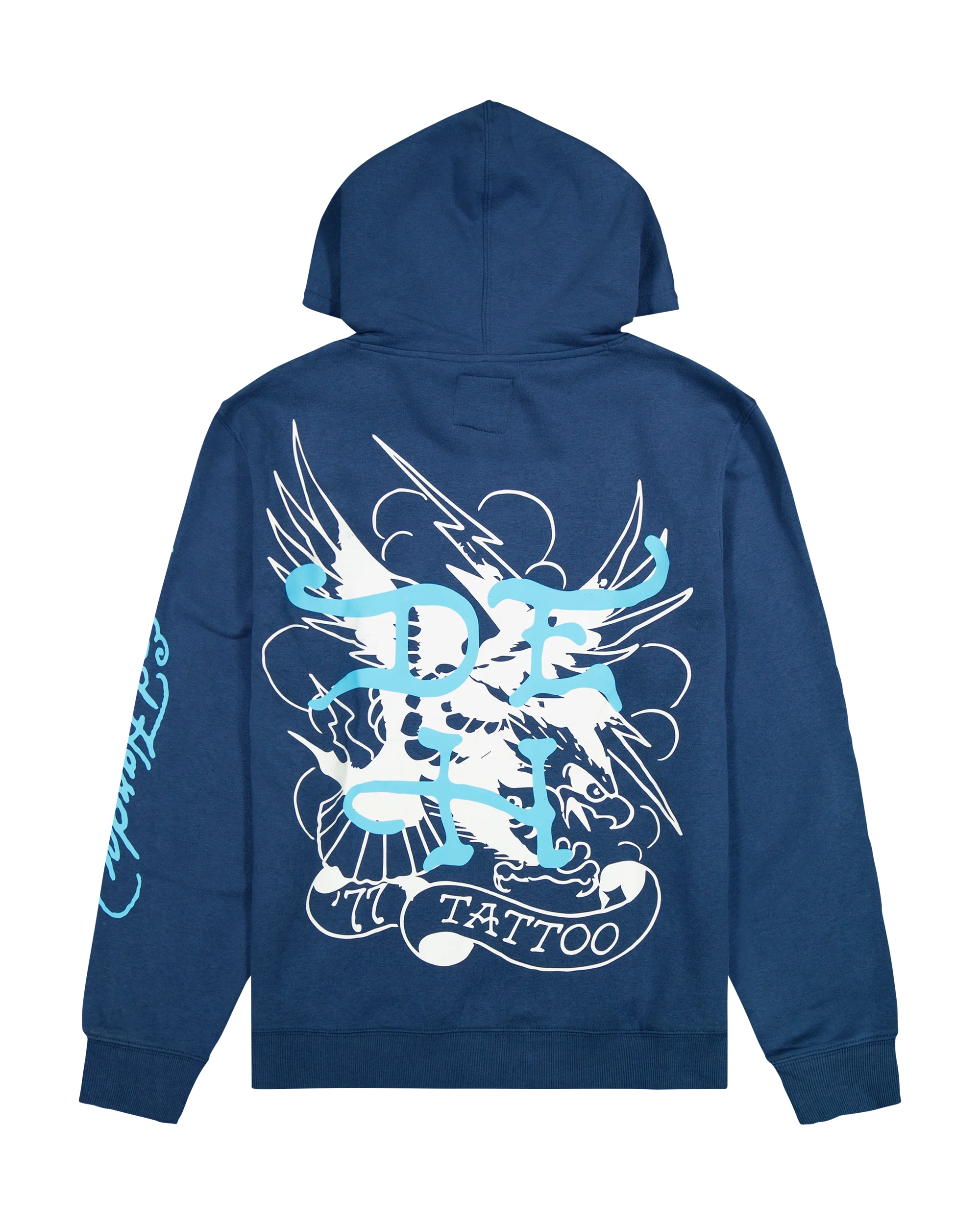 Dagger Snake Mens Hoodie - Image 2