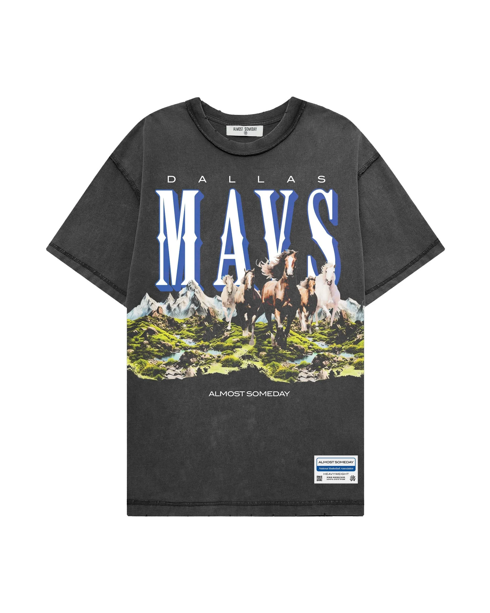 Dallas Mavericks Tee (Vintage Black)
