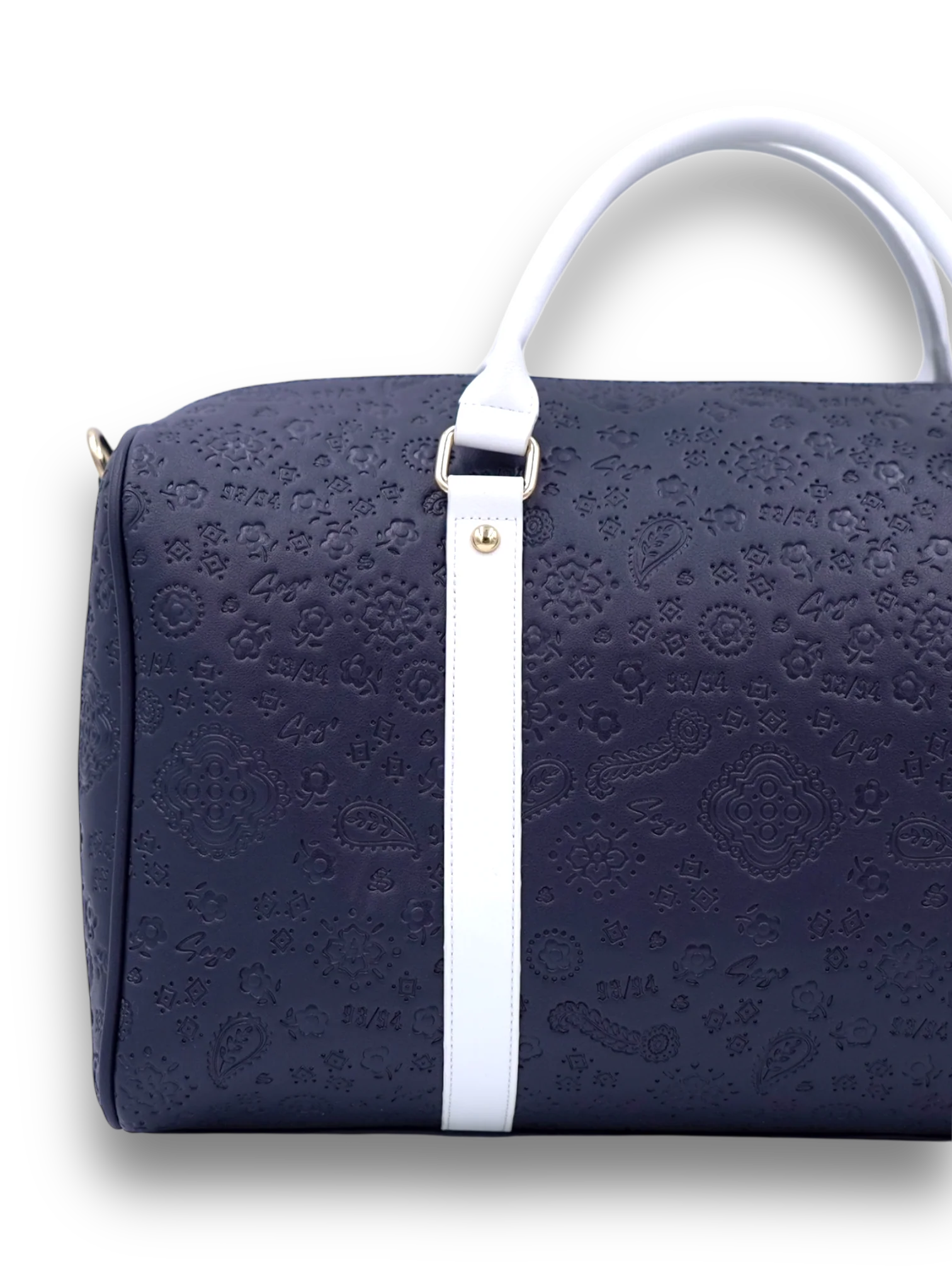 Dark blue paisley duffle - Image 2