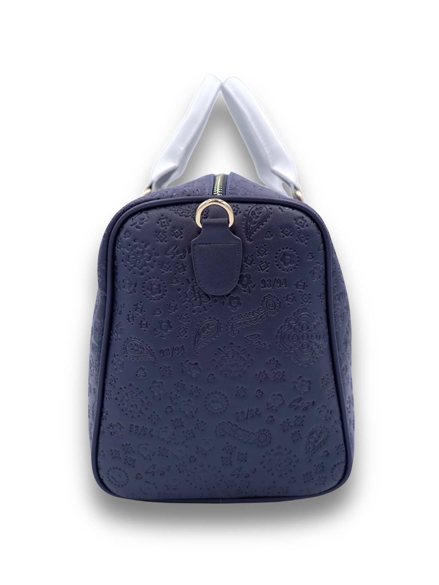 Dark blue paisley duffle - Image 3
