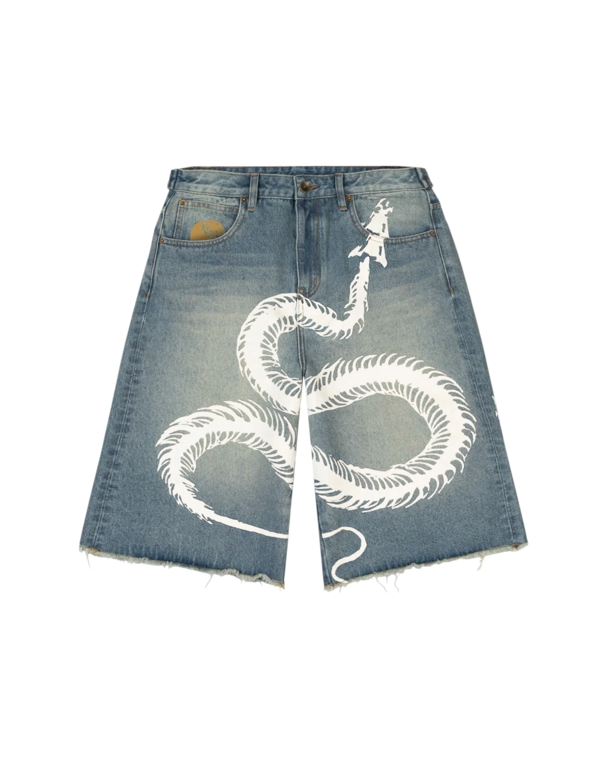 Darwin Denim Shorts - Washed Blue