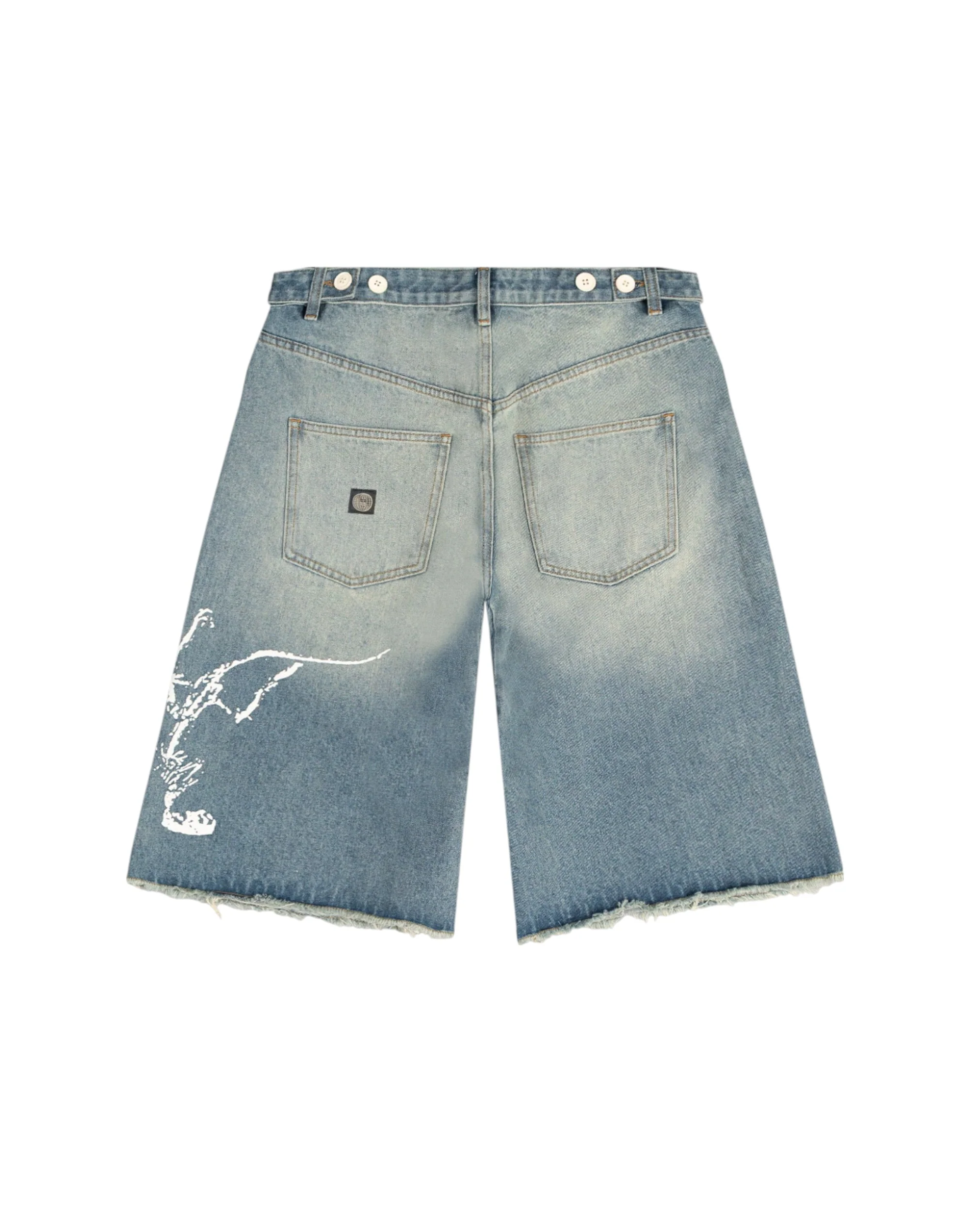Darwin Denim Shorts - Washed Blue - Image 2