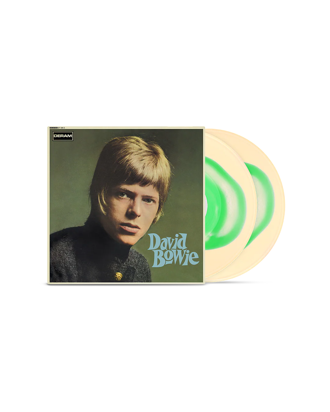 David Bowie Green & Cream Splatter Limited Edition 2LP