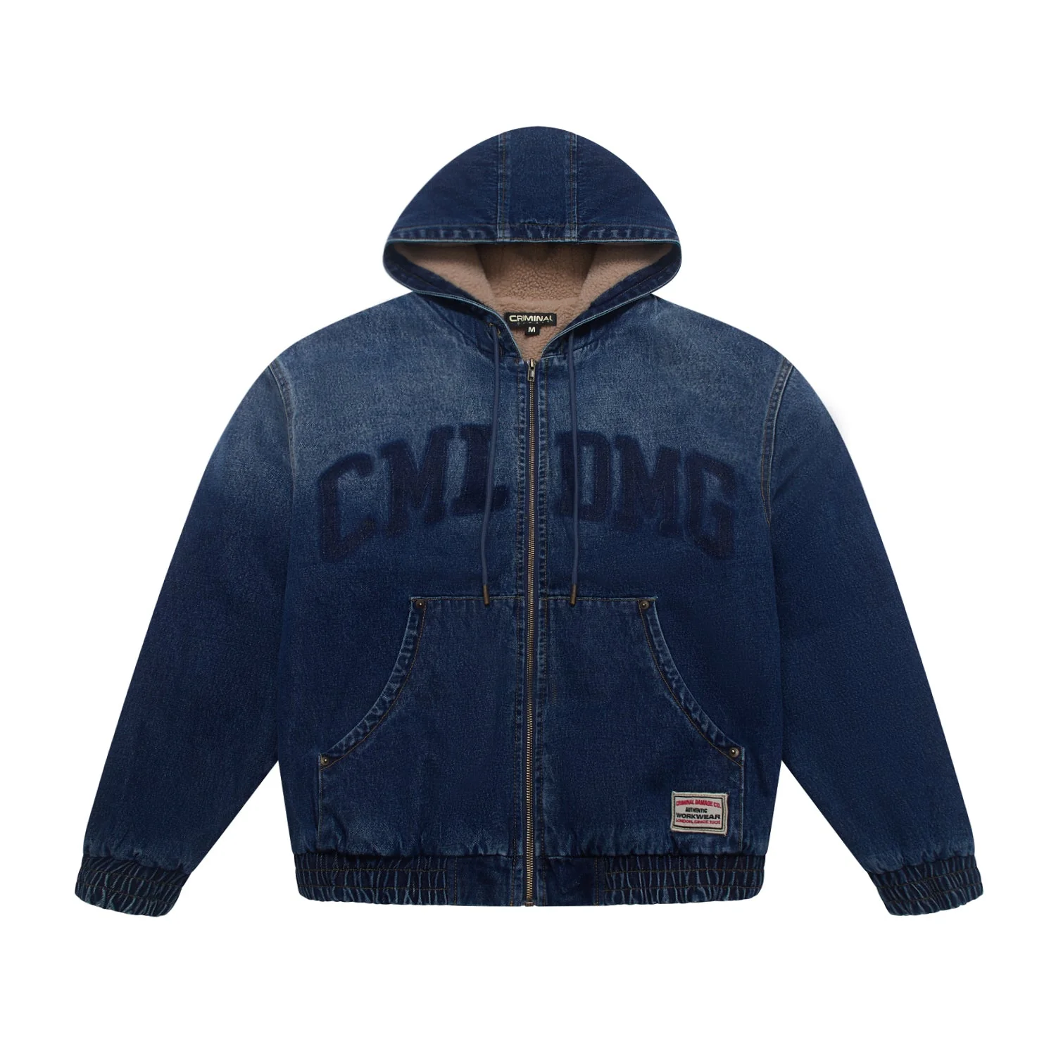 DAVIES DENIM SHERPA HOODED JACKET - Image 19