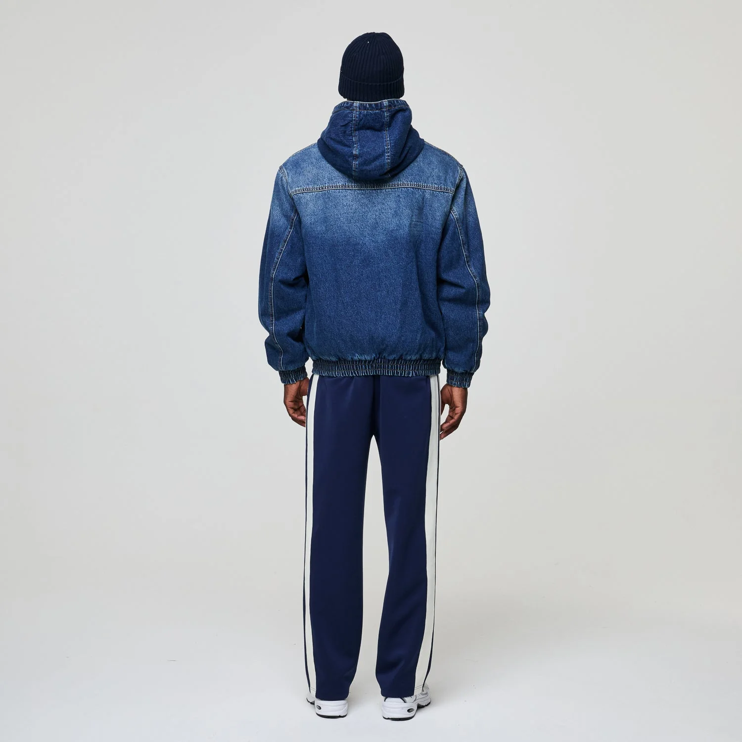 DAVIES DENIM SHERPA HOODED JACKET - Image 22