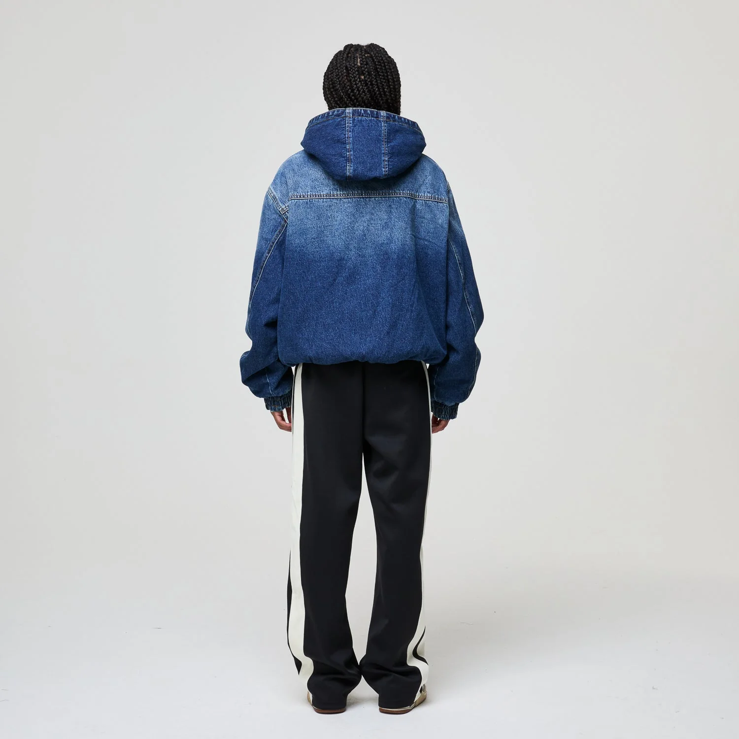 DAVIES DENIM SHERPA HOODED JACKET - Image 25