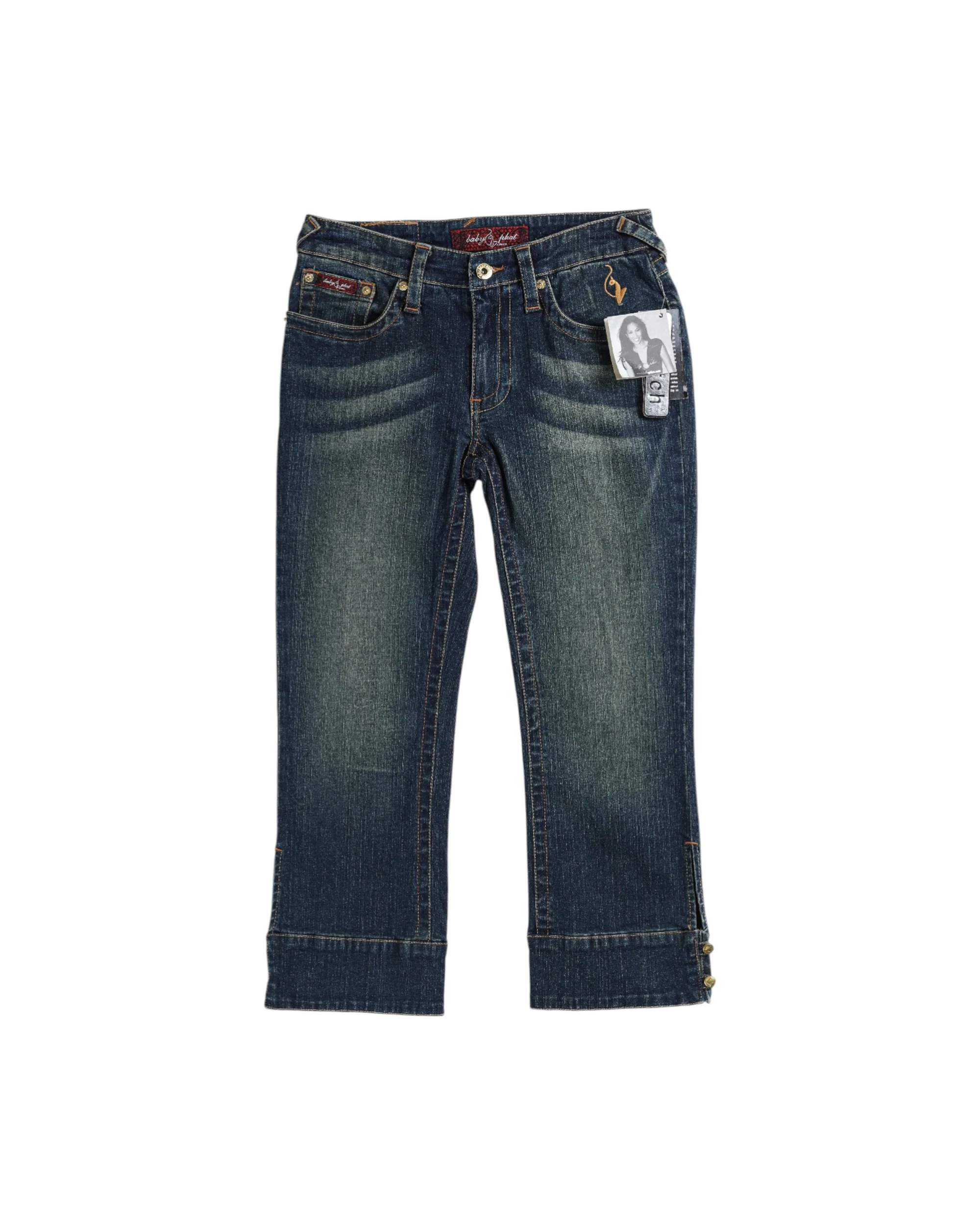 Deadstock Baby Phat "Brown Sugar" Denim Capris - W29, W31