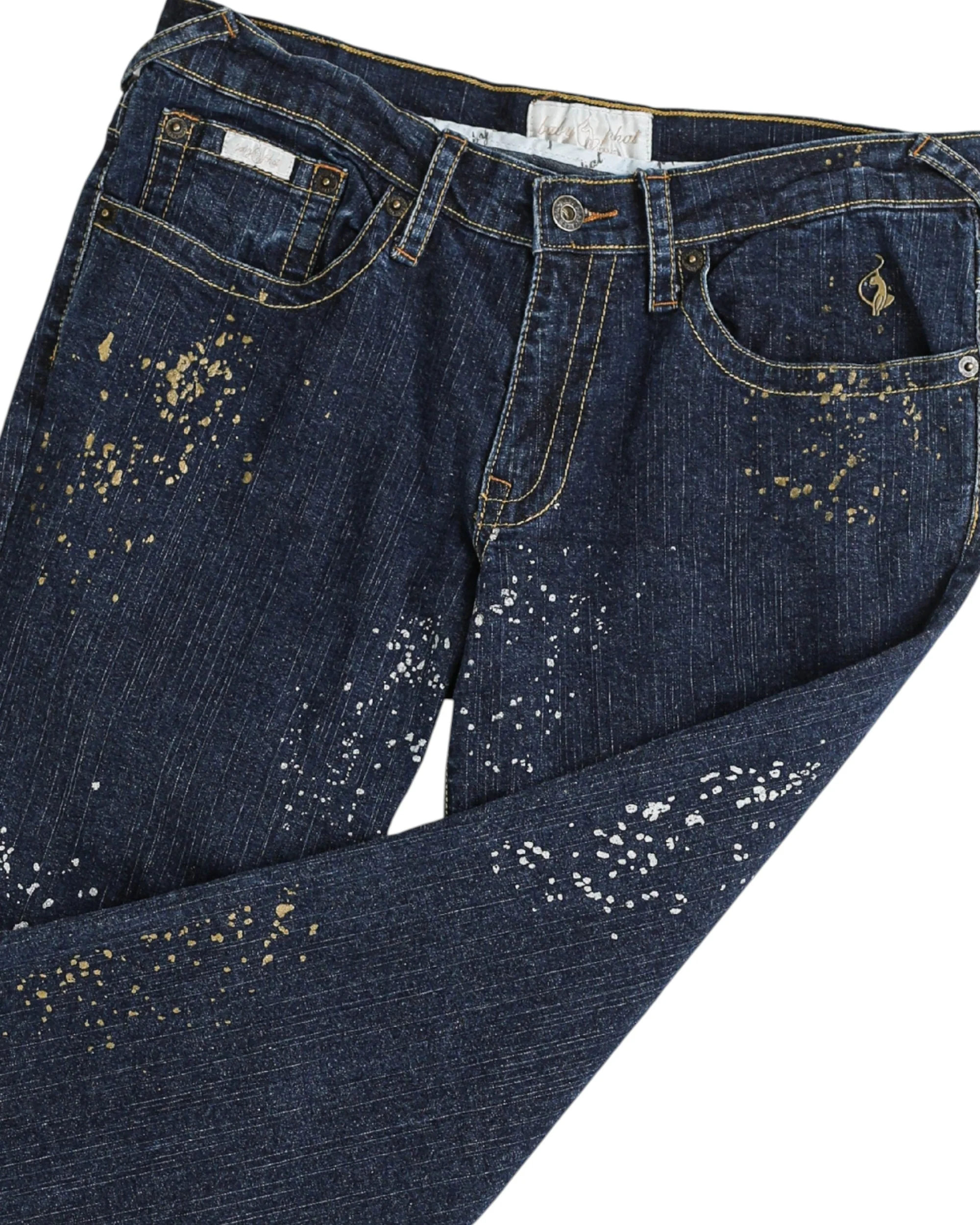 Deadstock Baby Phat Splatter Denim Pants - Image 3