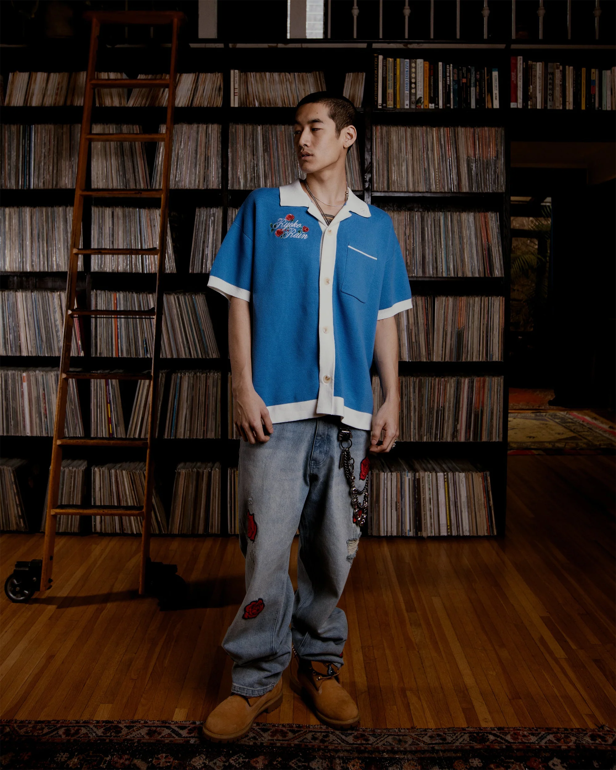 DEAR RYOKO KNITTED BUTTON UP - Image 2