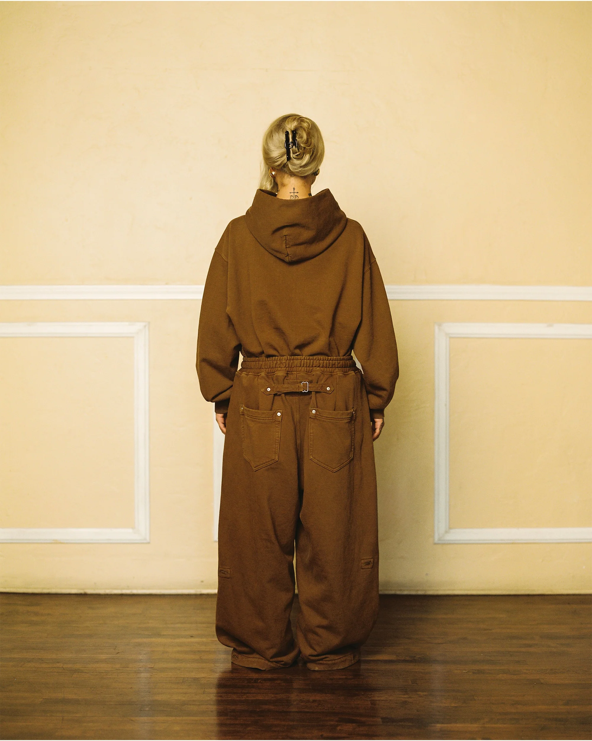 Deep Taupe Staple Hoodie - Image 6