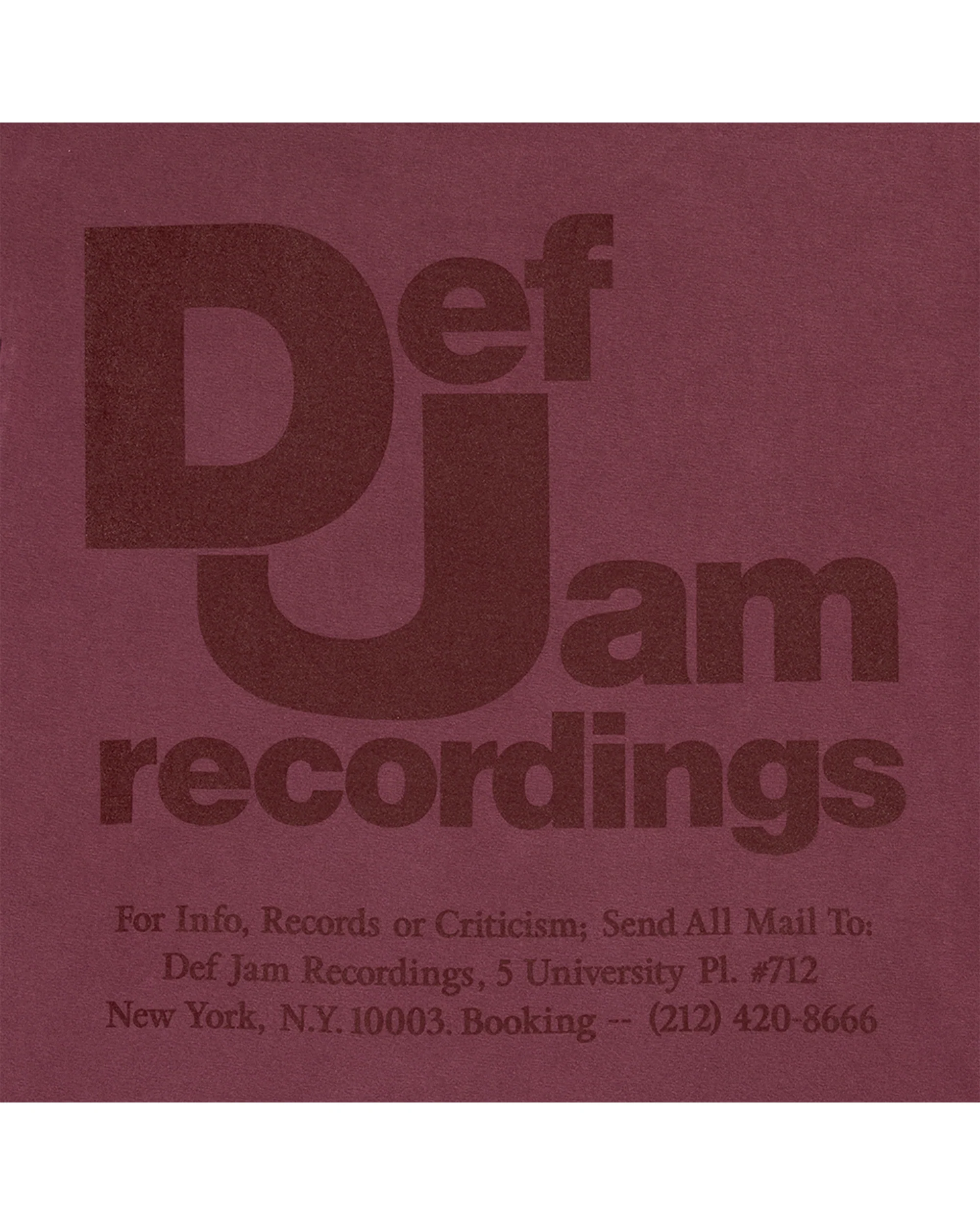 Def Jam Tee - Maroon - Image 4