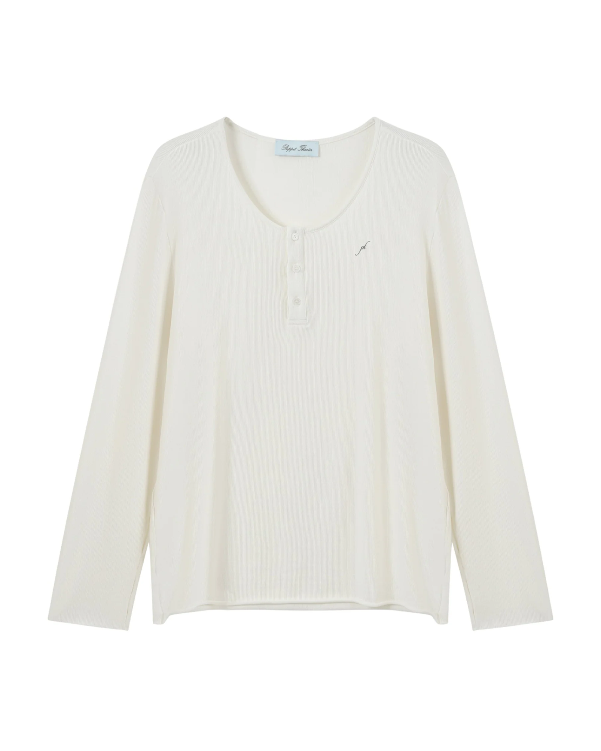 Delicate Wide Neck Henley