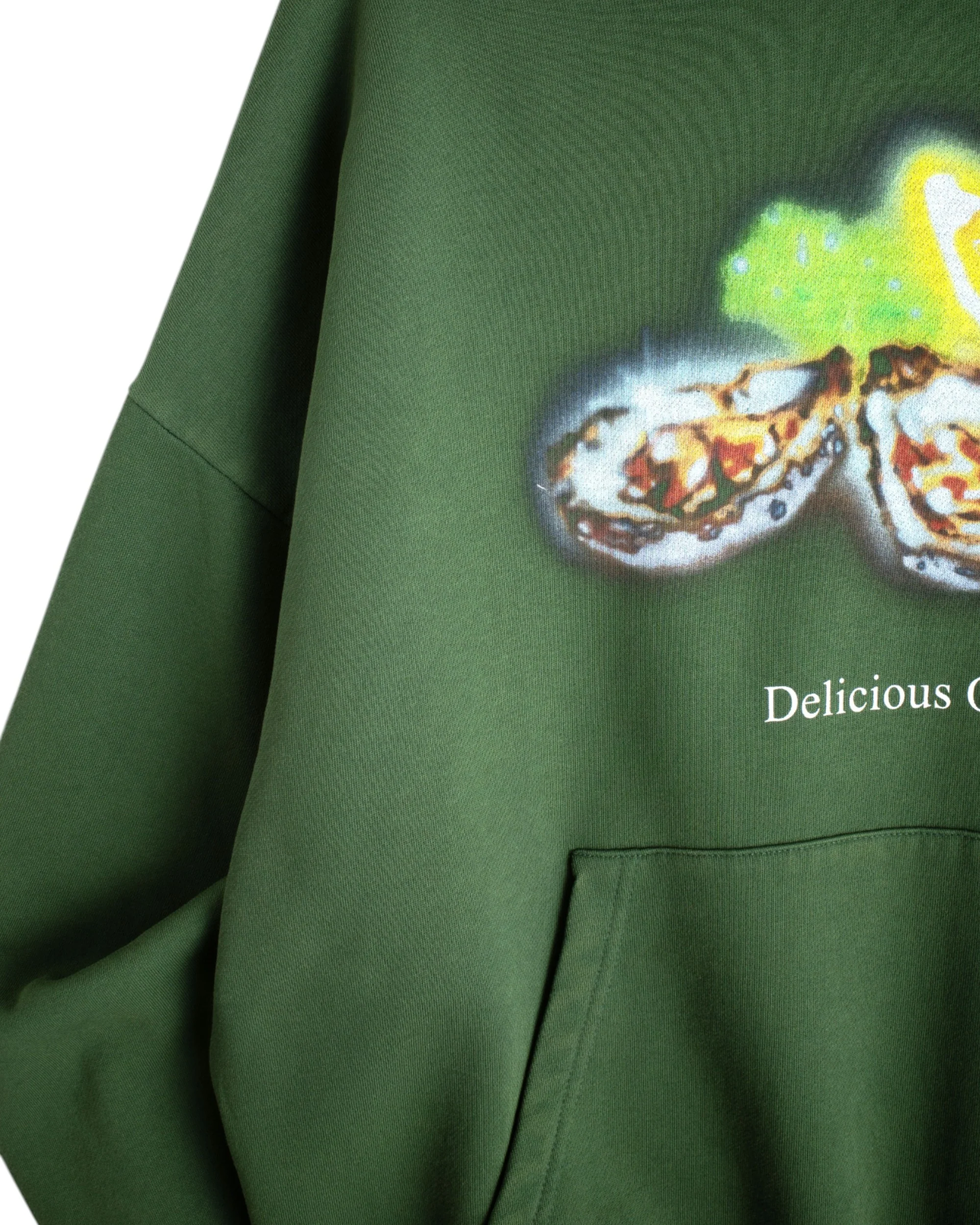 Delicious Oysters Hoodie - faded green - Image 5