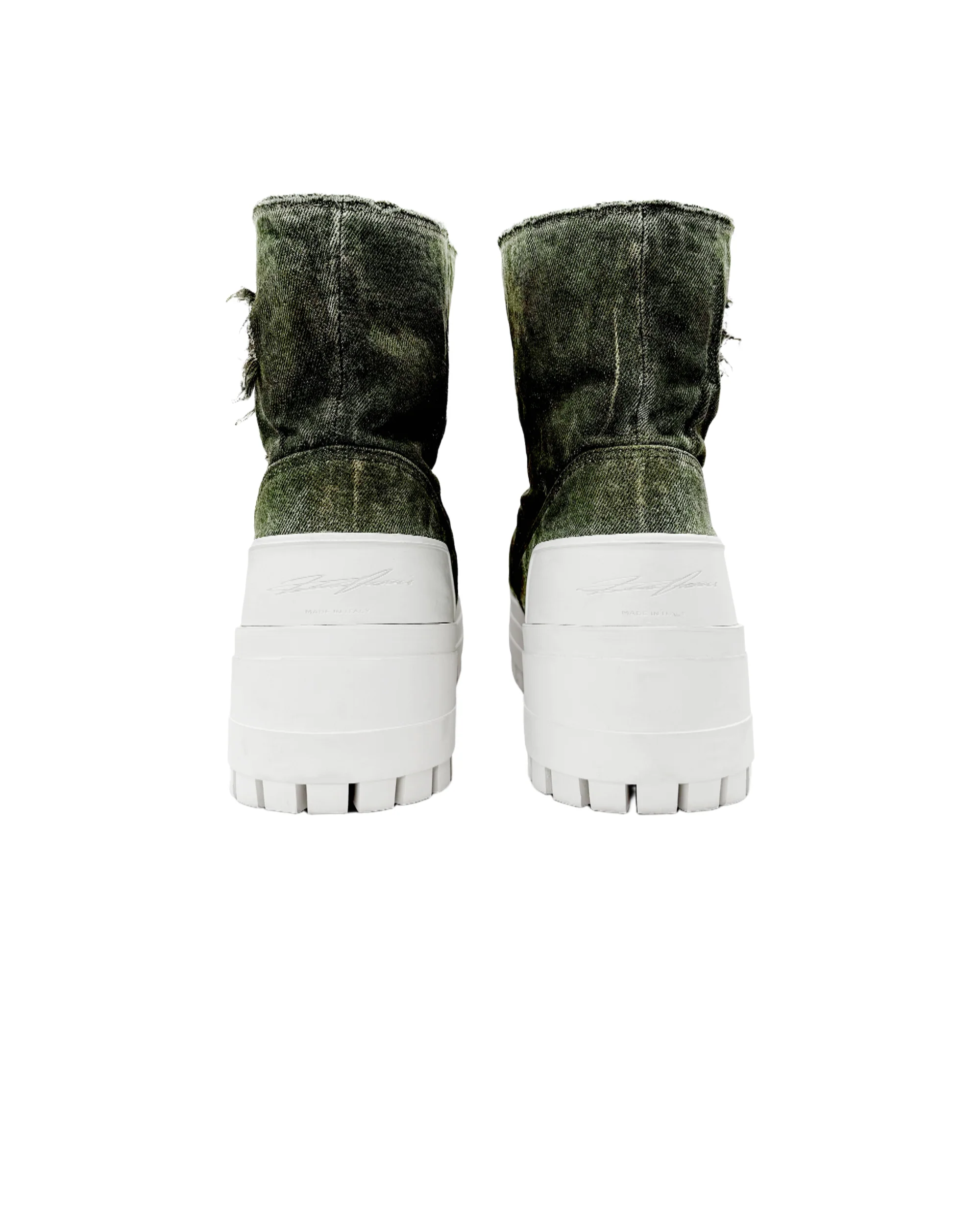 DemaciĀ® XGG Denim Boots - Green - Image 4