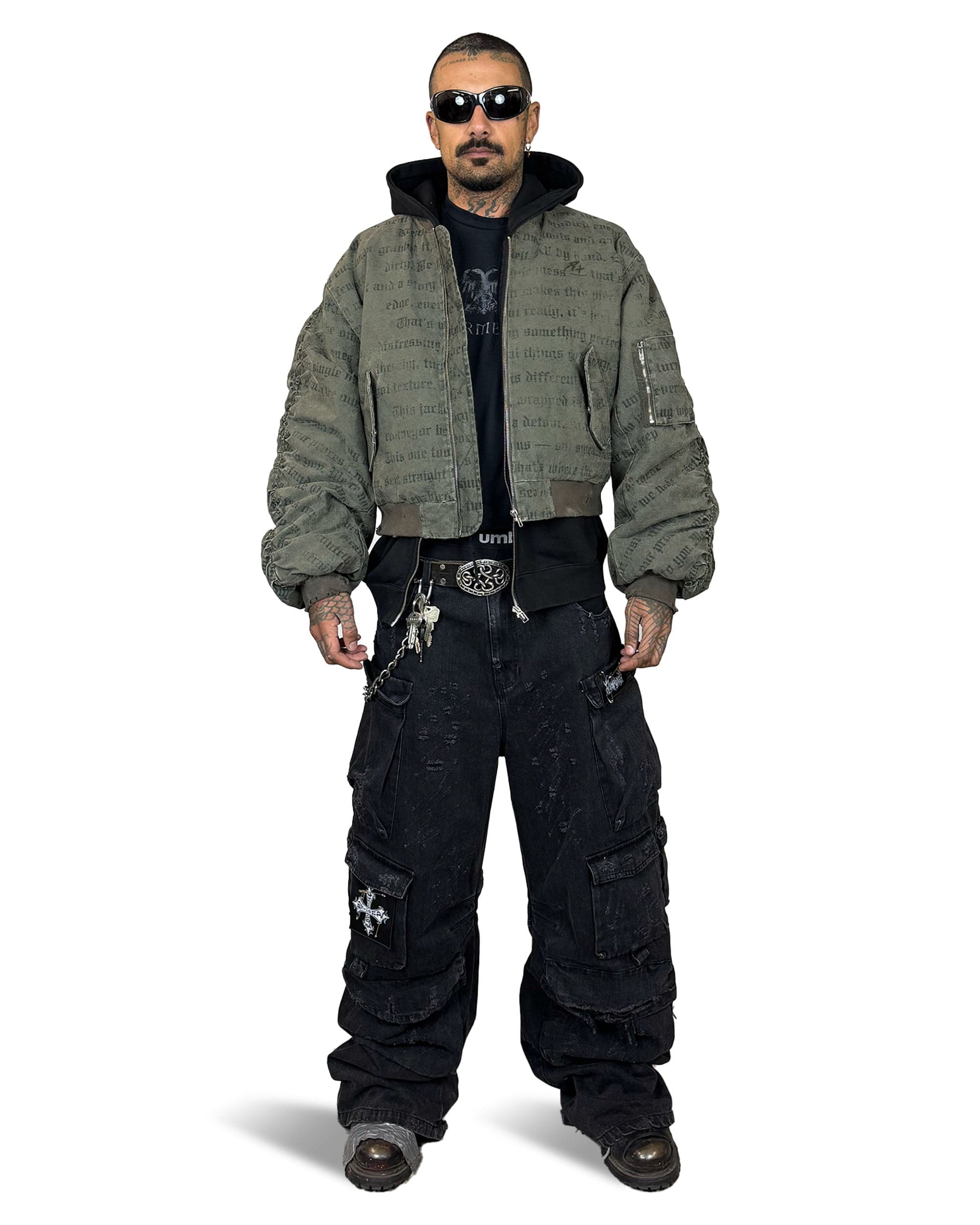DEMIGOD - HEAVY COTTON BOMBER JACKET - UNISEX - Image 3