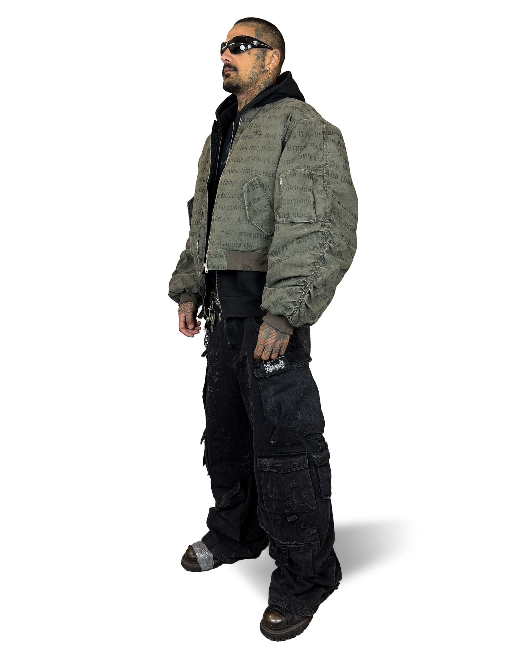 DEMIGOD - HEAVY COTTON BOMBER JACKET - UNISEX - Image 4