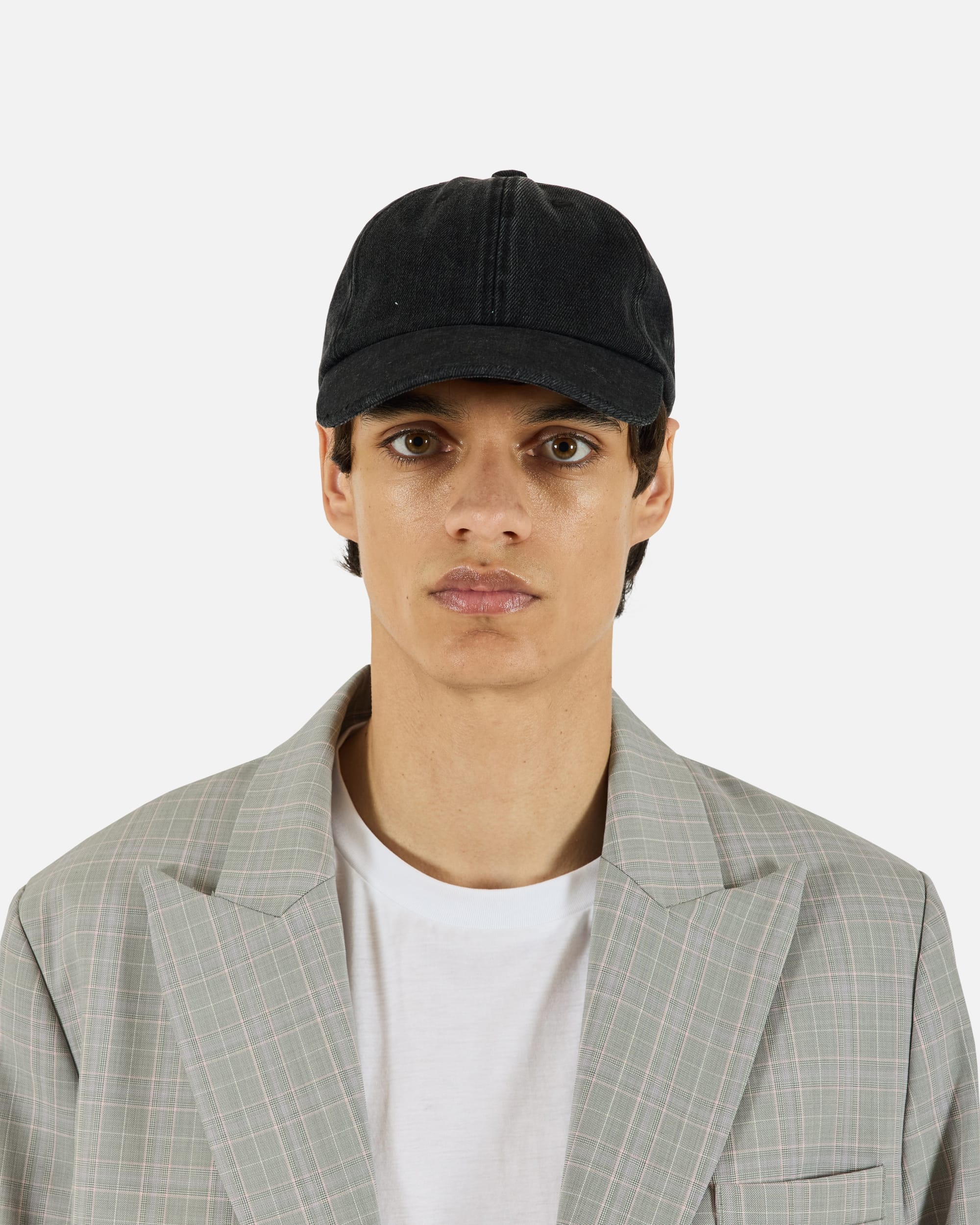 Denim Blanket Stitch Cap - Dark Wash - Image 4