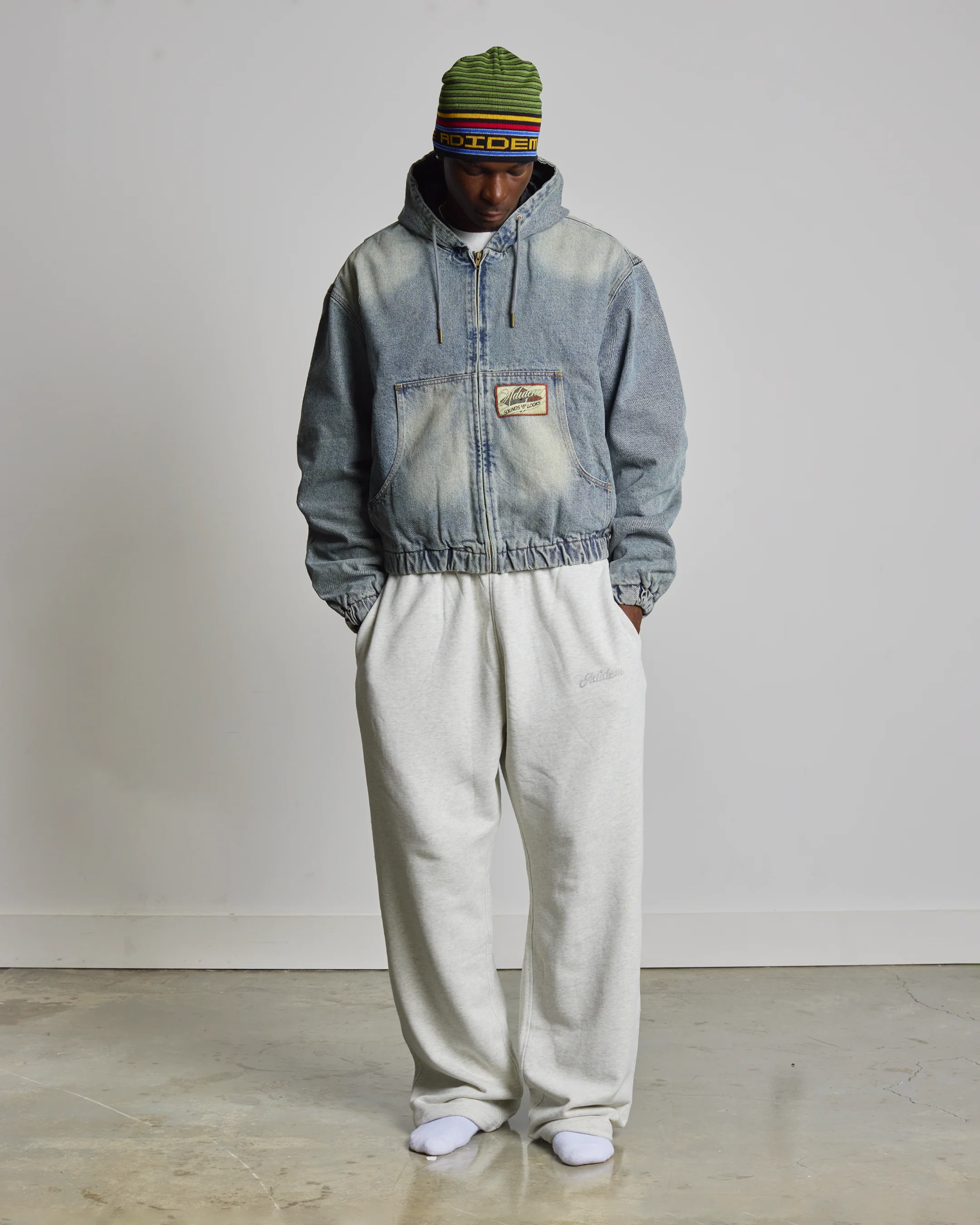 Denim Bomber Jacket - Image 7