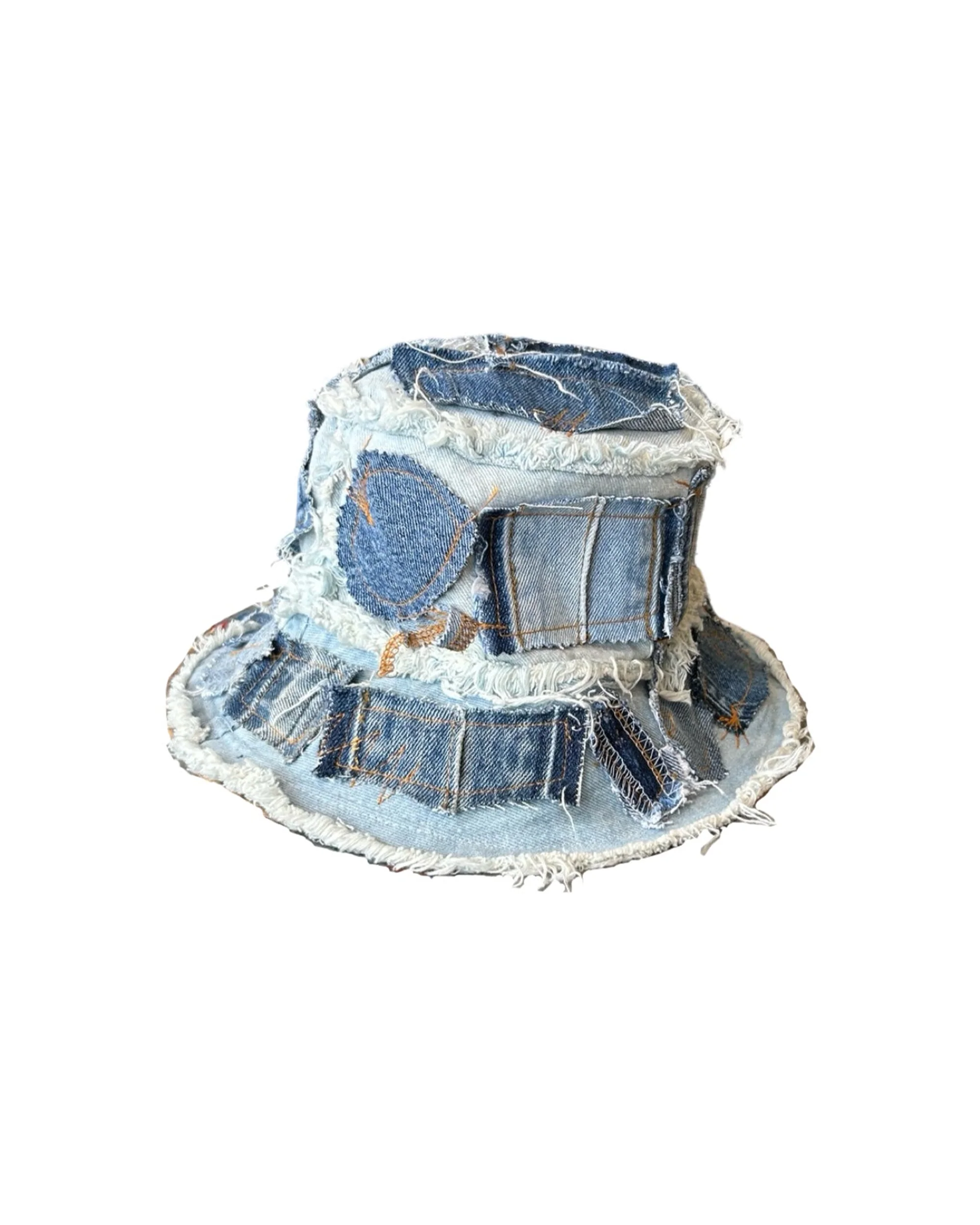 Denim Detail Bucket Hat // Random Selection - Image 2
