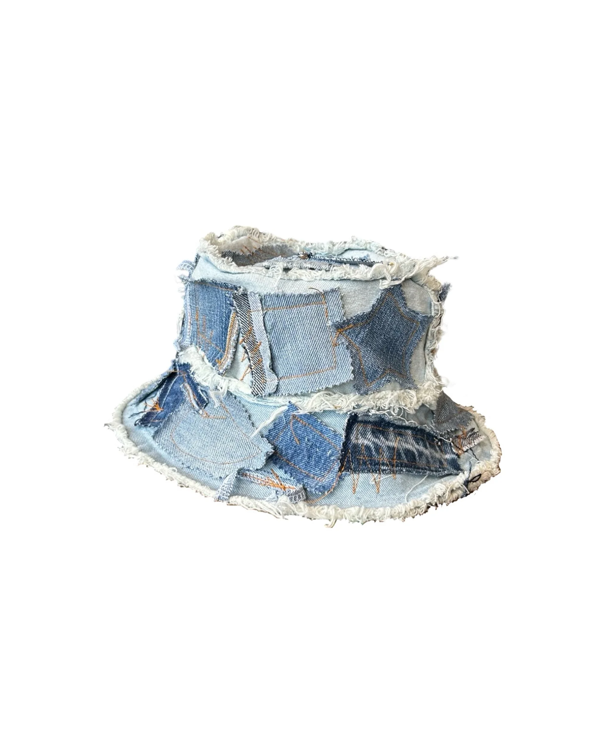 Denim Detail Bucket Hat // Random Selection - Image 5