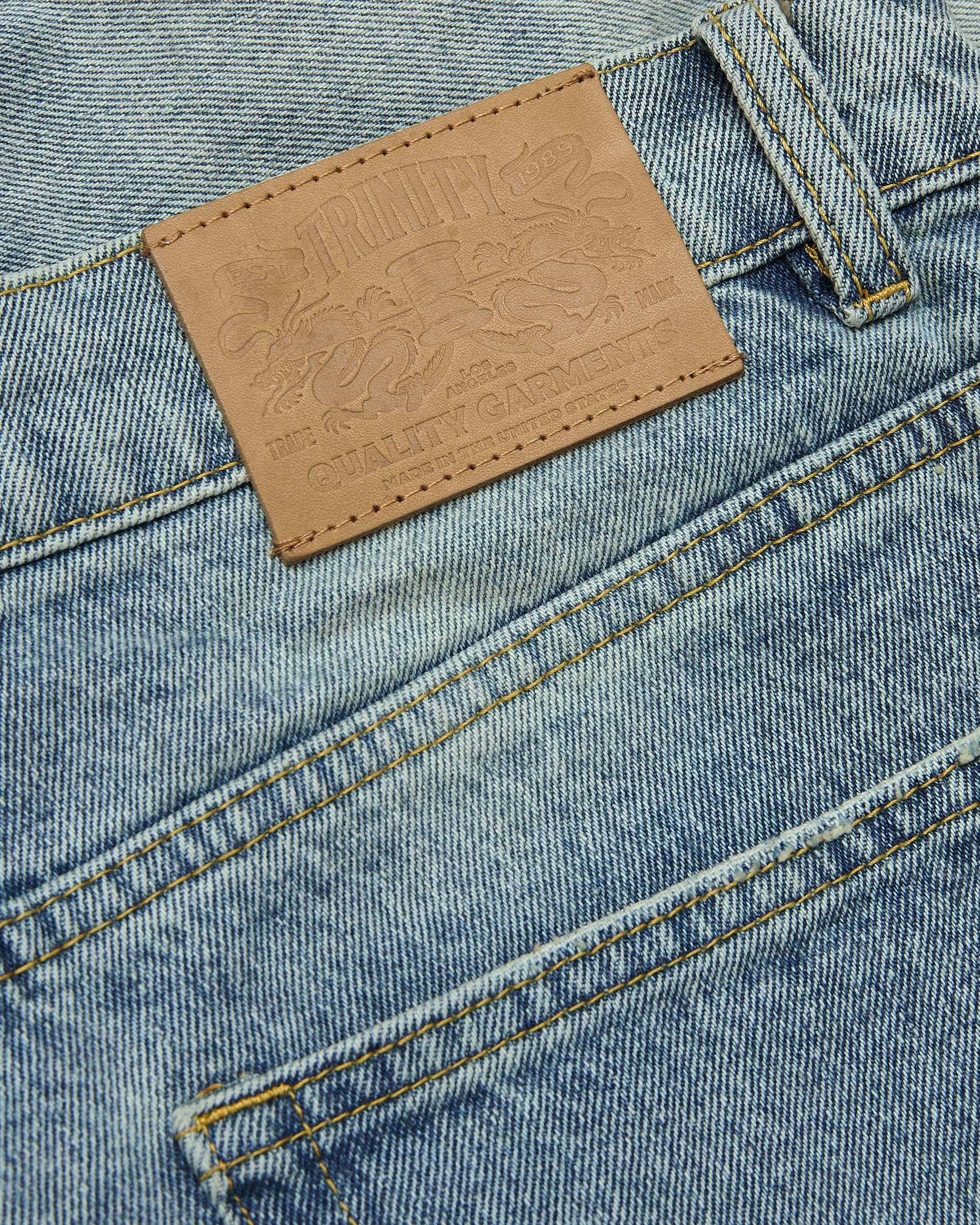 Denim Shorts - Light Denim - Image 7