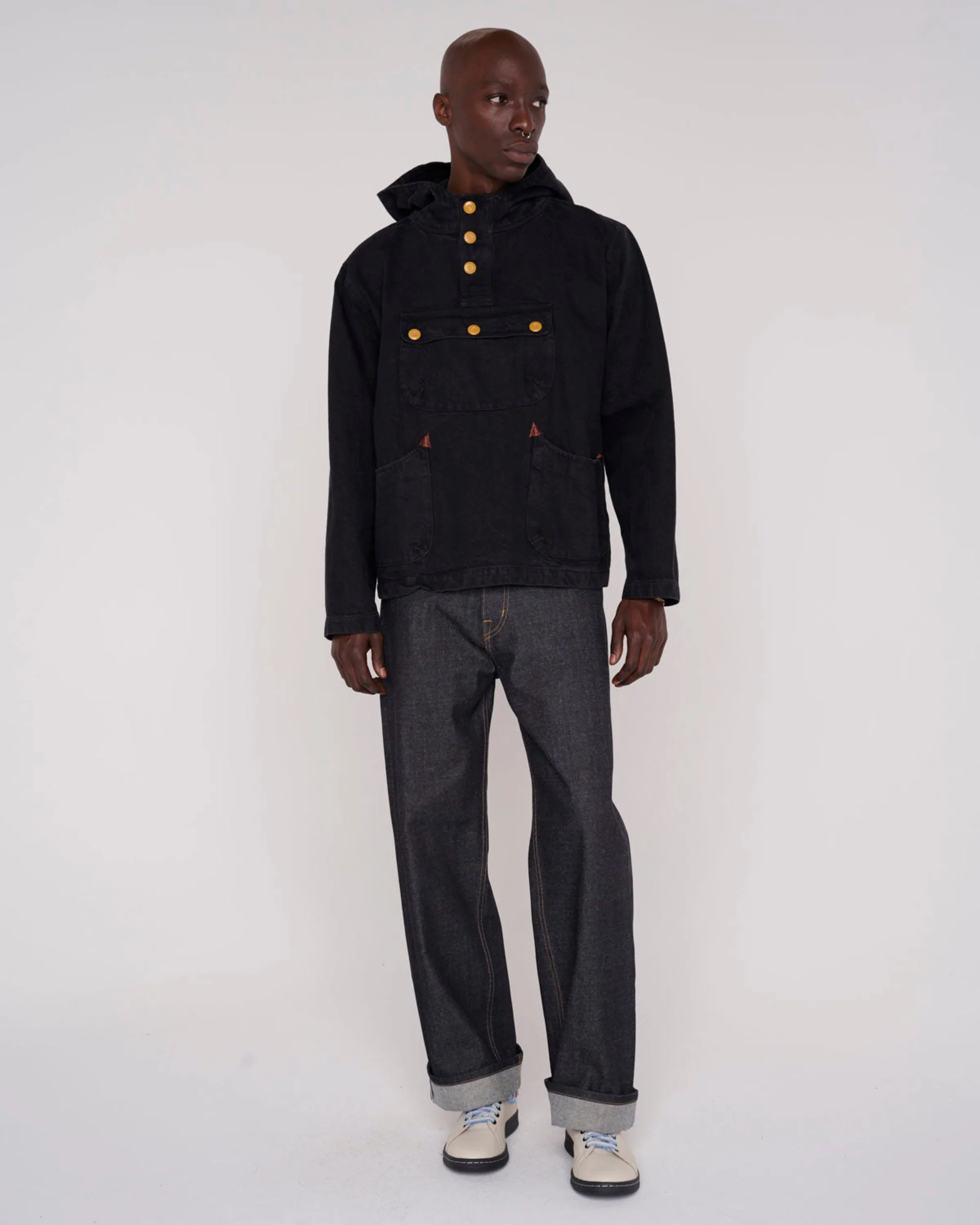 Denim Smock - Black - Image 5