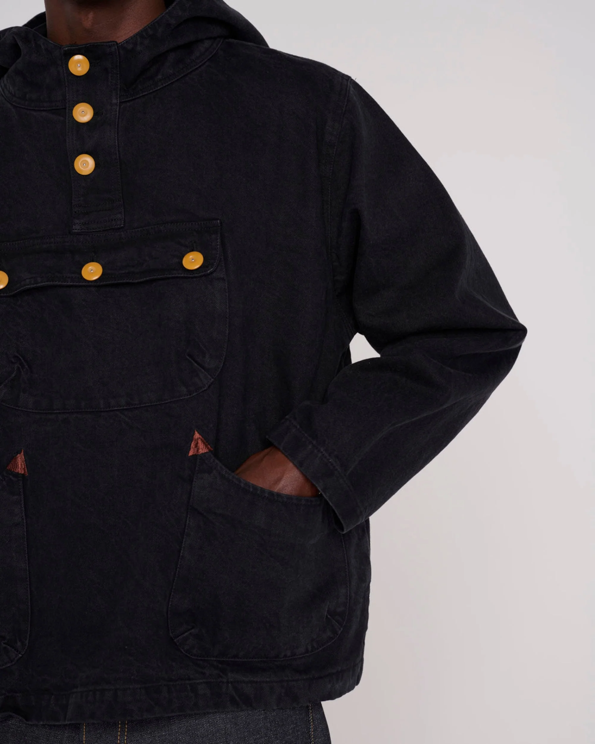 Denim Smock - Black - Image 8