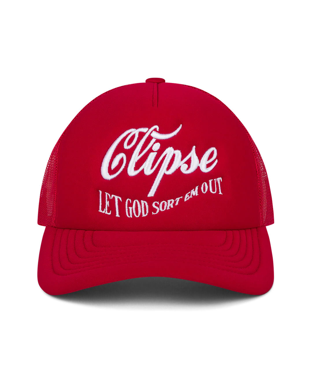 Denim Tears x Clipse Trucker Hat (Red)