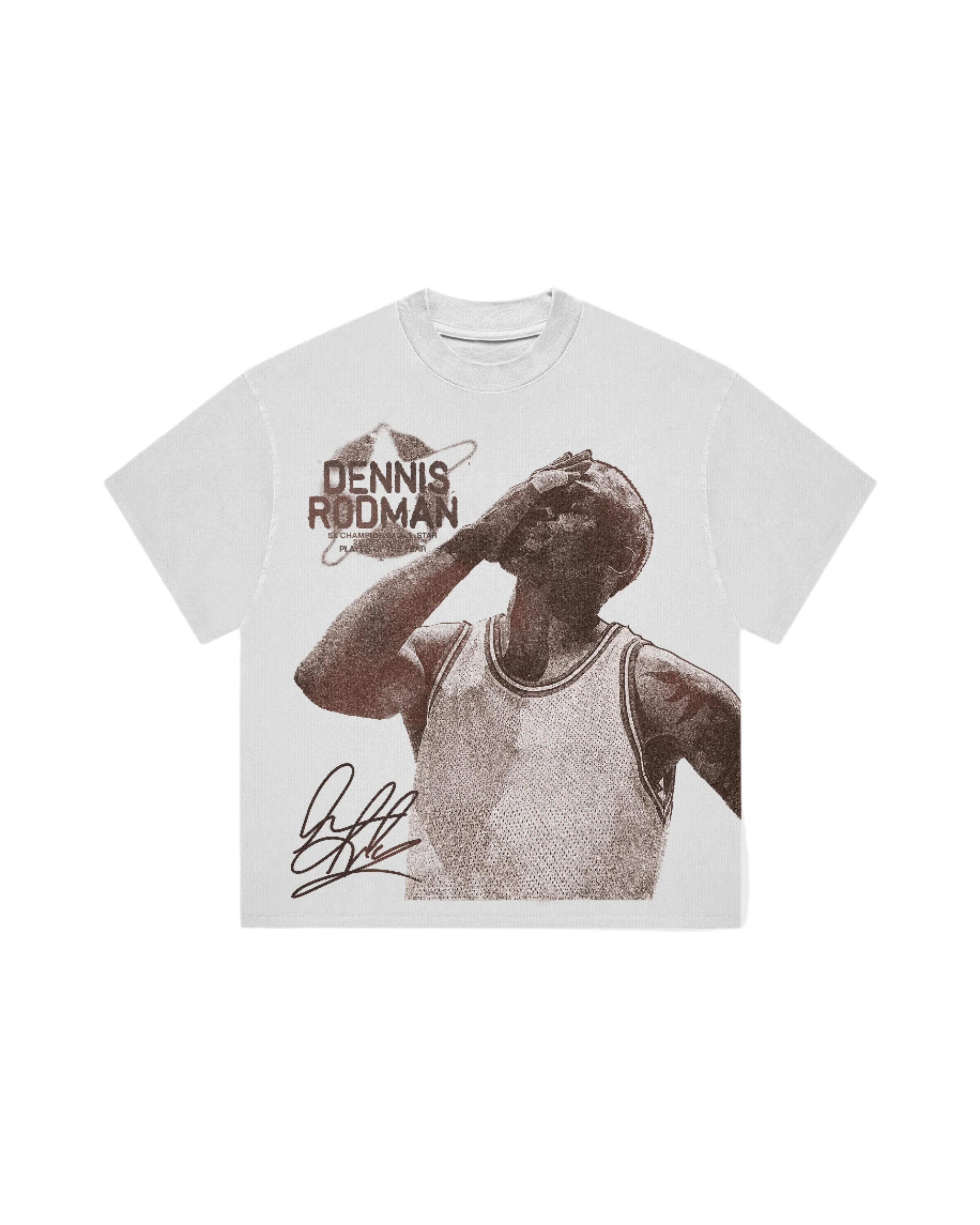 DENNIS RODMAN ACHIEVE TEE WHITE