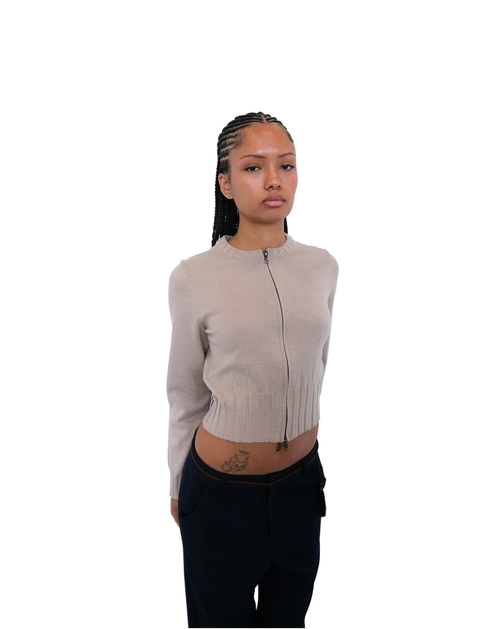 Dennis Zip Cardigan