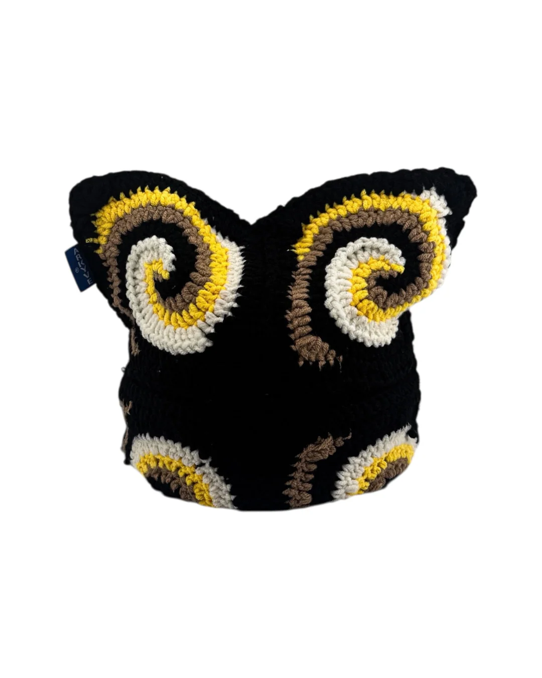 Desert Spiral Crochet Cat Hat