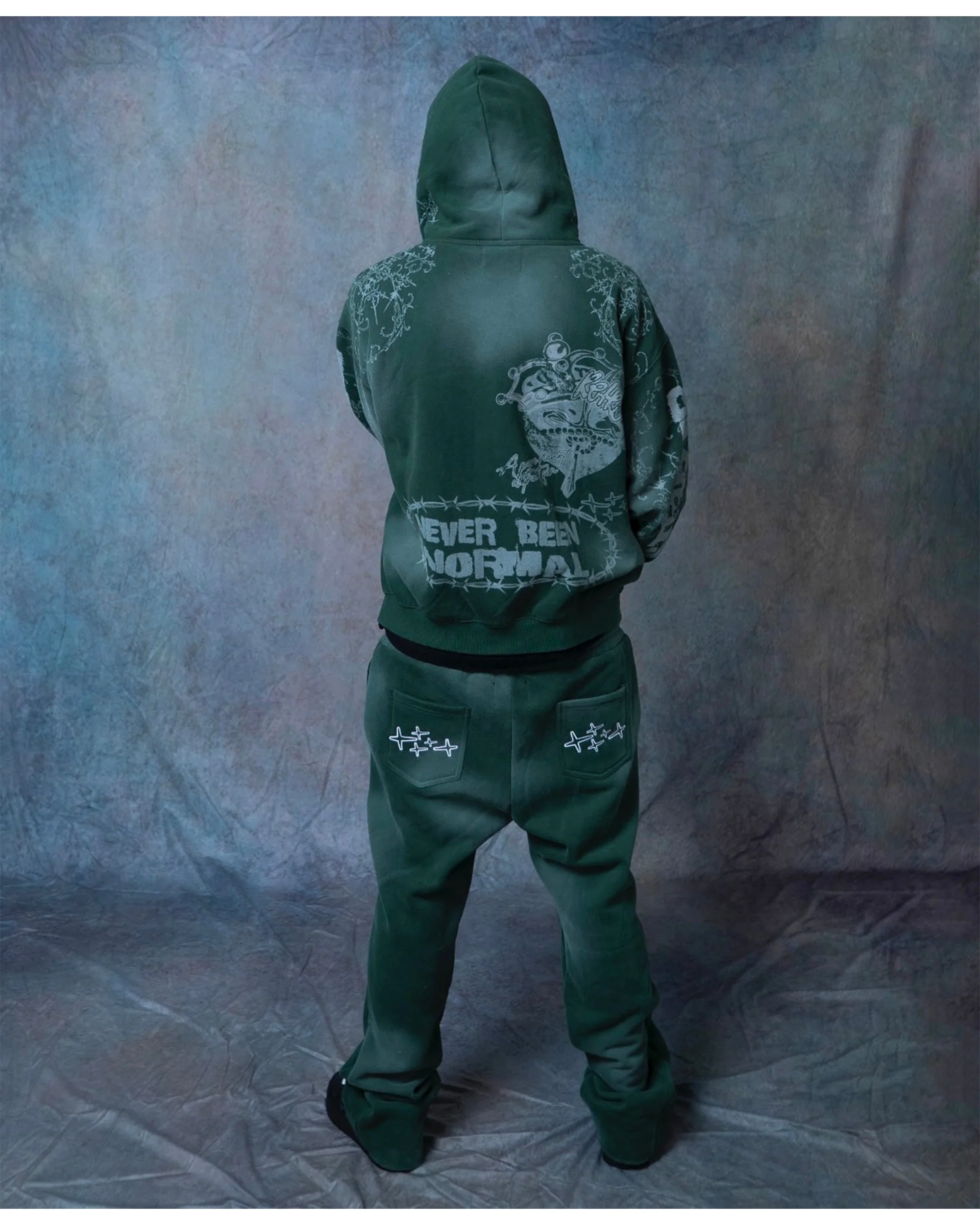 DESTROYER MATCHING ZIP-UP GREEN - Image 8